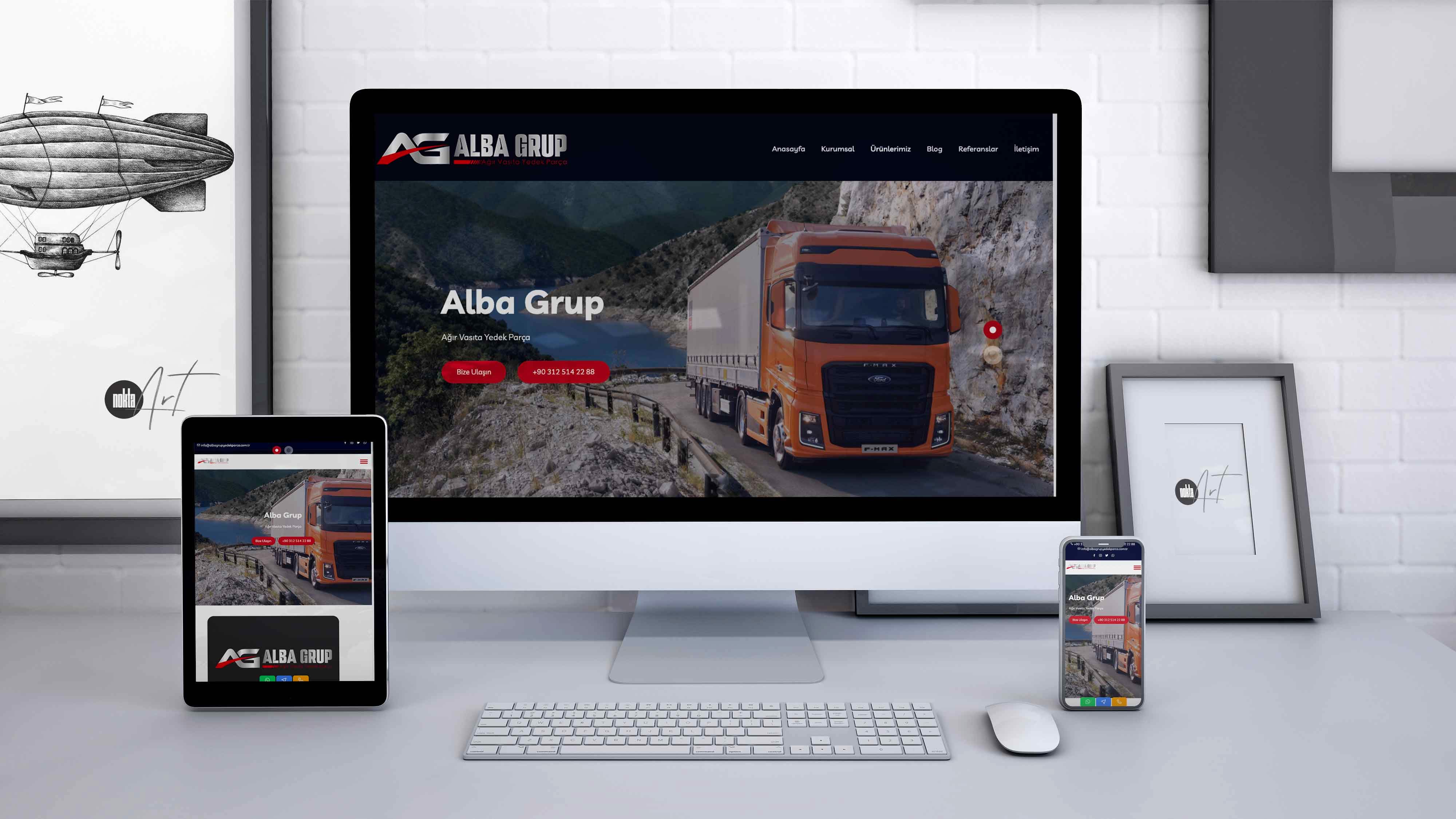 Alba Grup - Web Sitesi Tasarımı