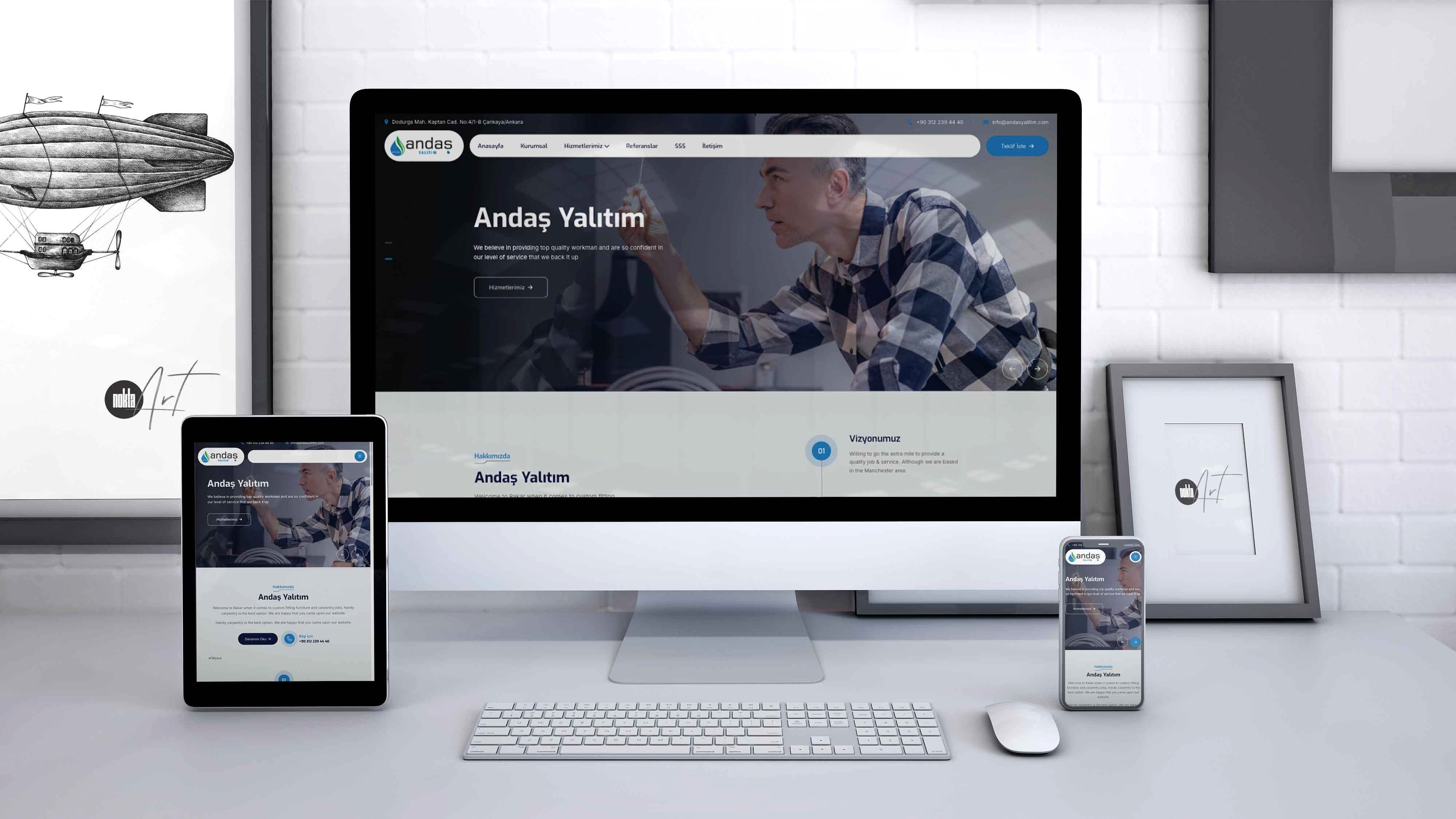Andaş Yalıtım - HTML Web Tasarım