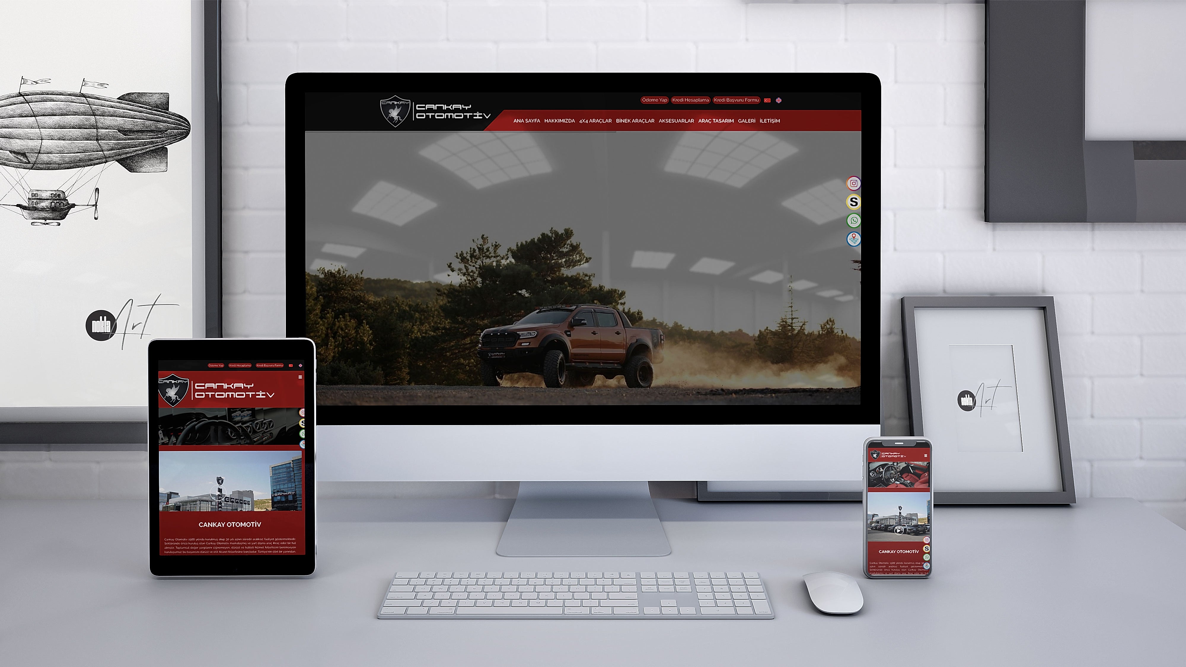 Cankay Otomotiv - Web Tasarım