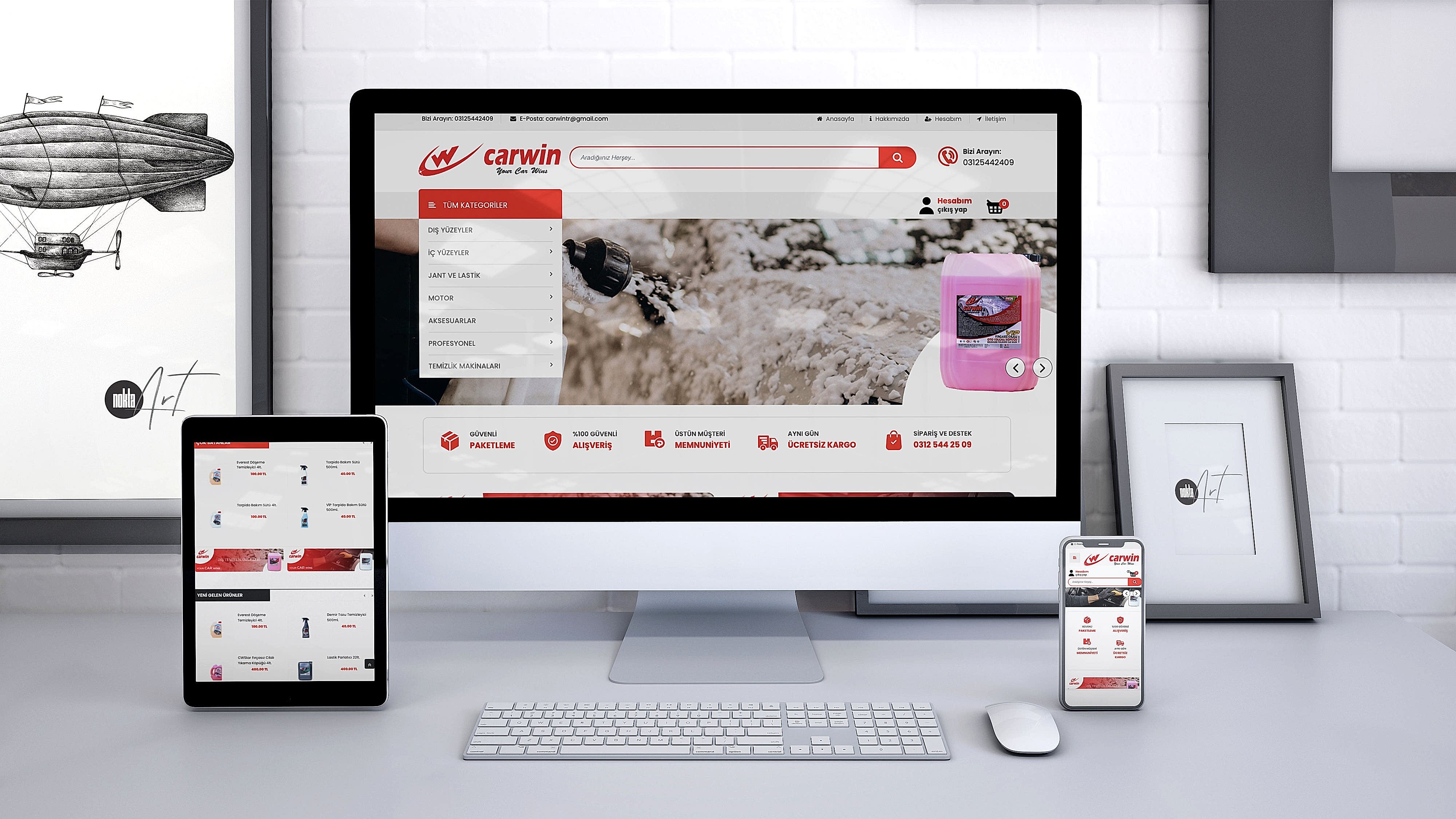 Carwin - E Ticaret Sistemi