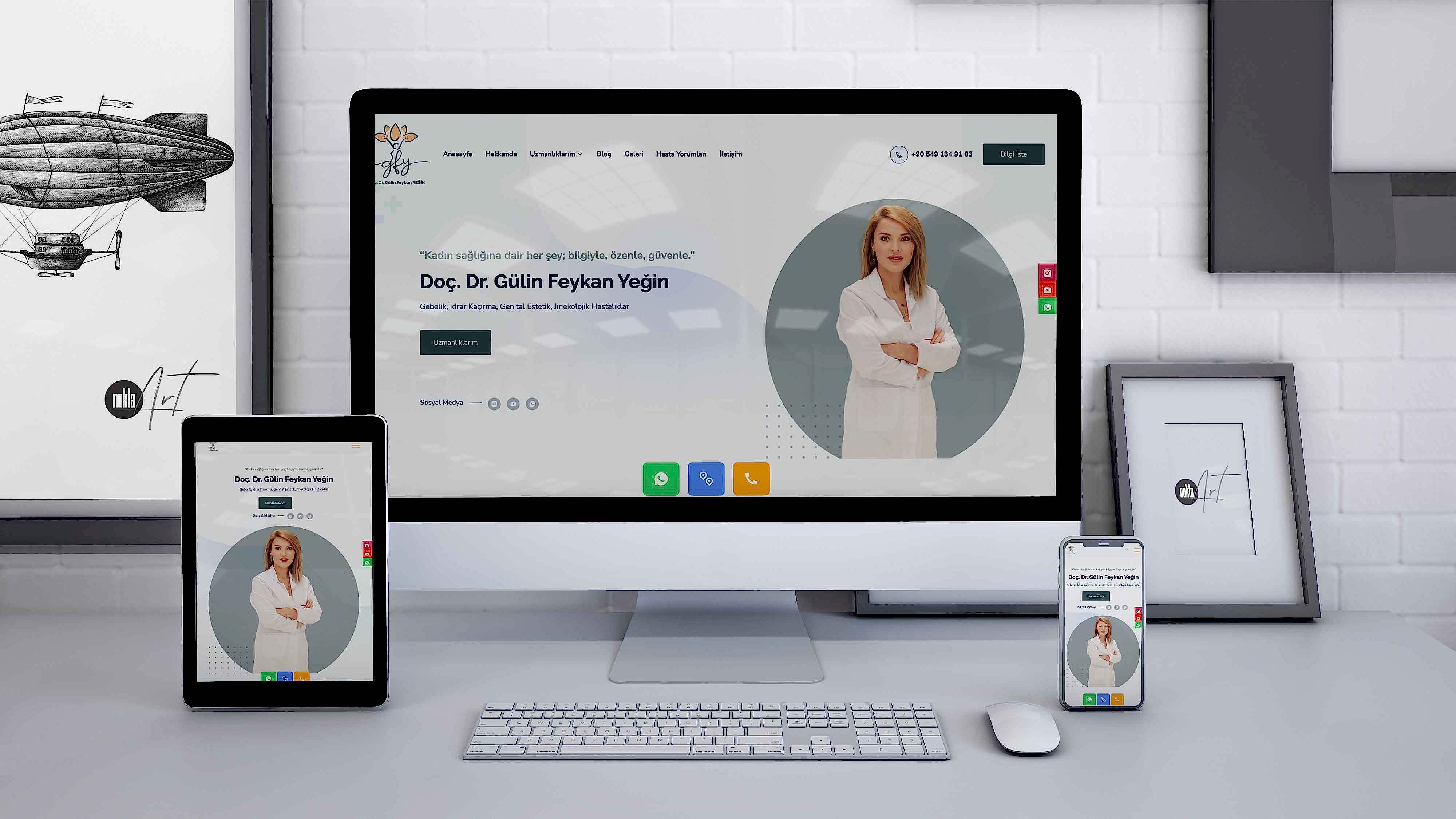 Doç. Dr. Gülin Feykan Yeğin Web Tasarım ve Yazılım