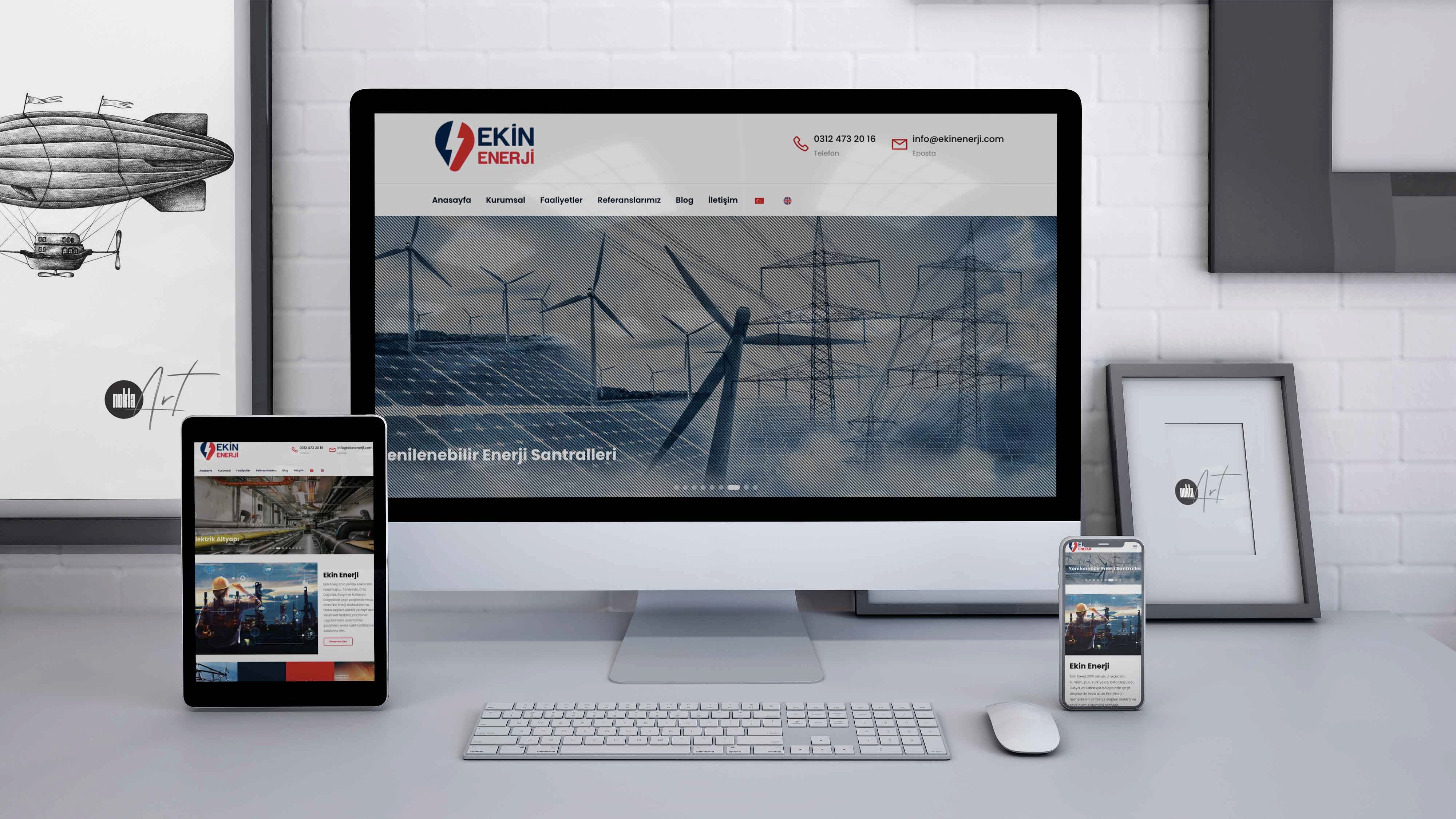 Ekin Enerji Yeni Web Sitesi Yayında