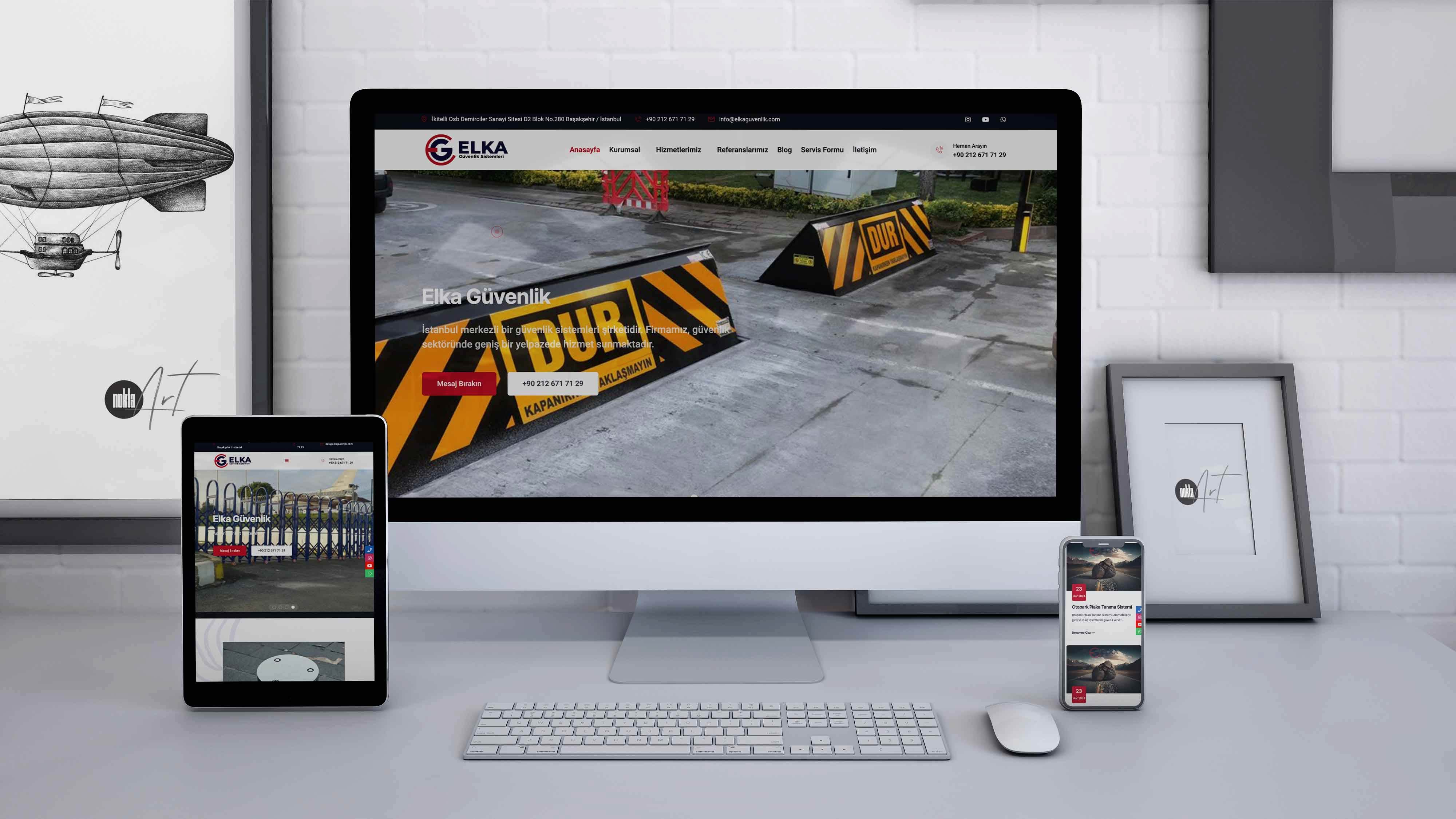 Elka Güvenlik - Web Tasarım