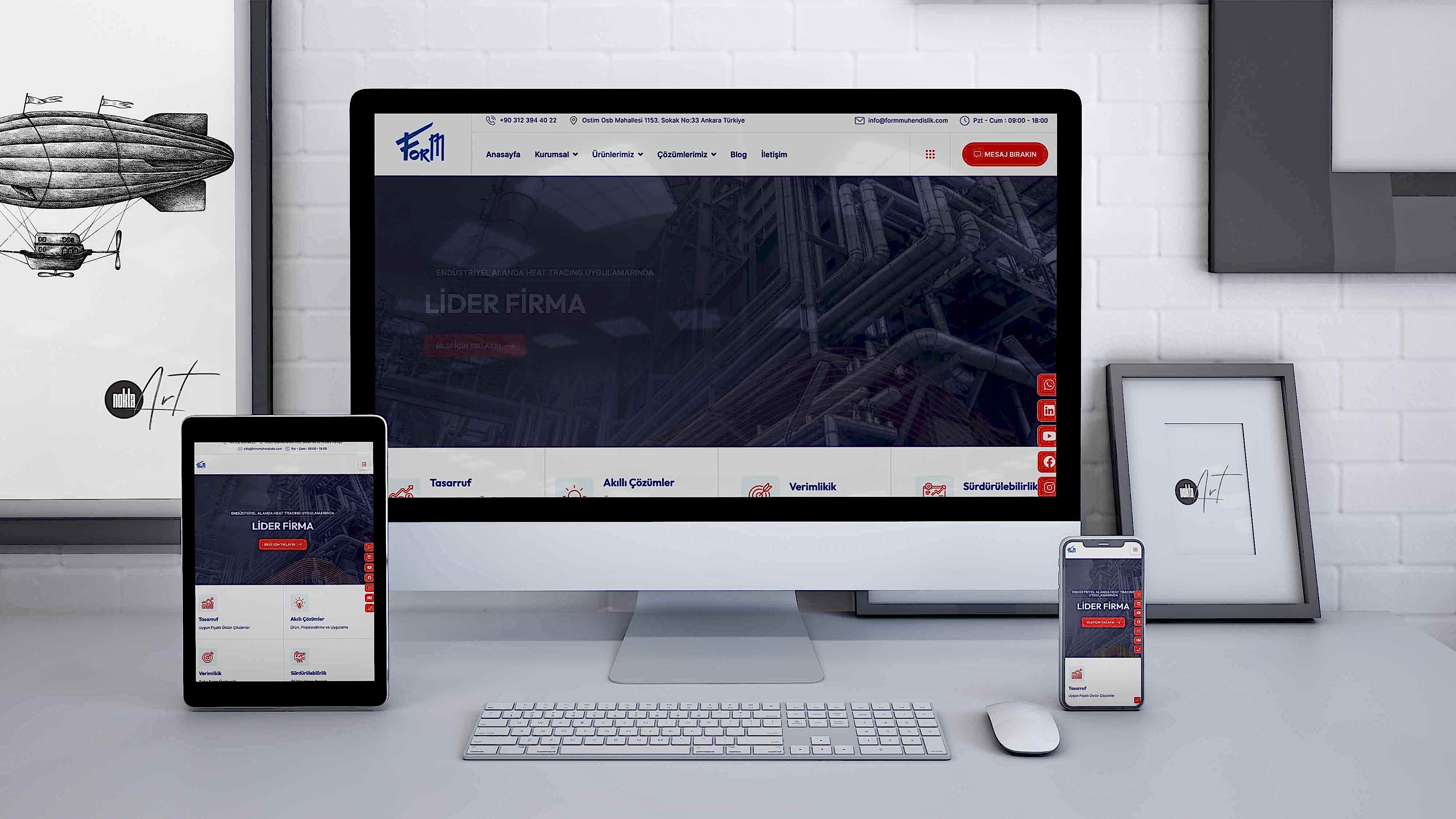 Form Mühendislik - Web Tasarım Hizmeti