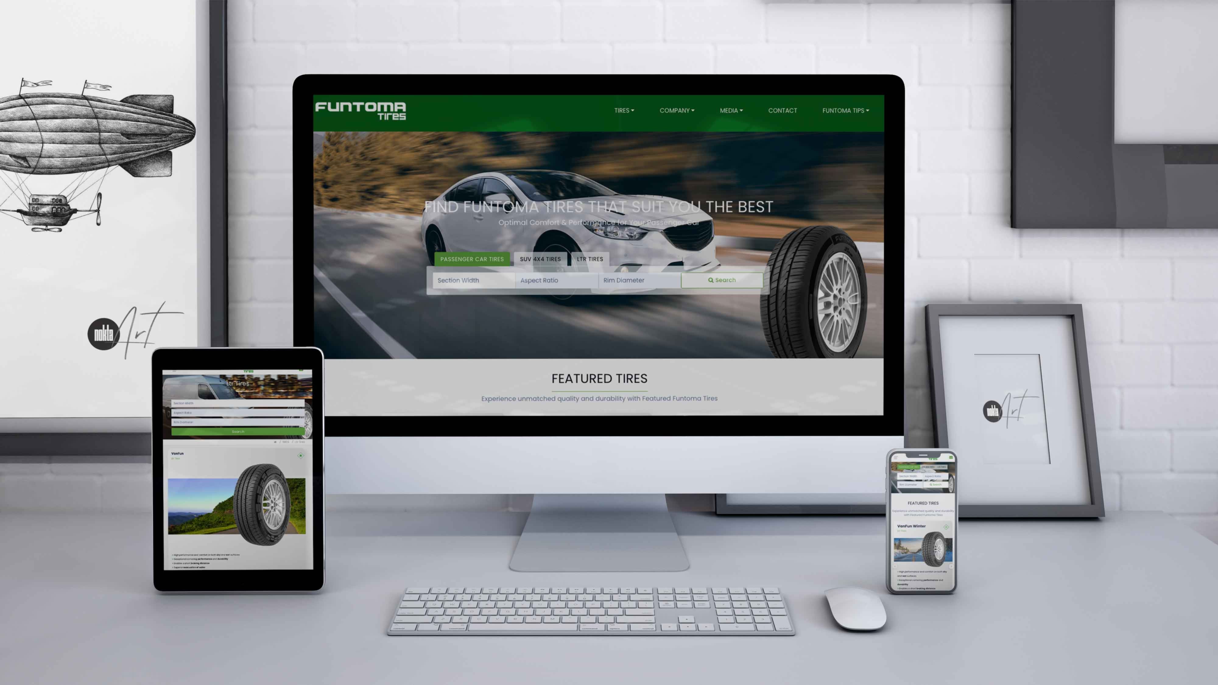 Funtoma Tires (Petlas) - Web Tasarım ve Yazılım