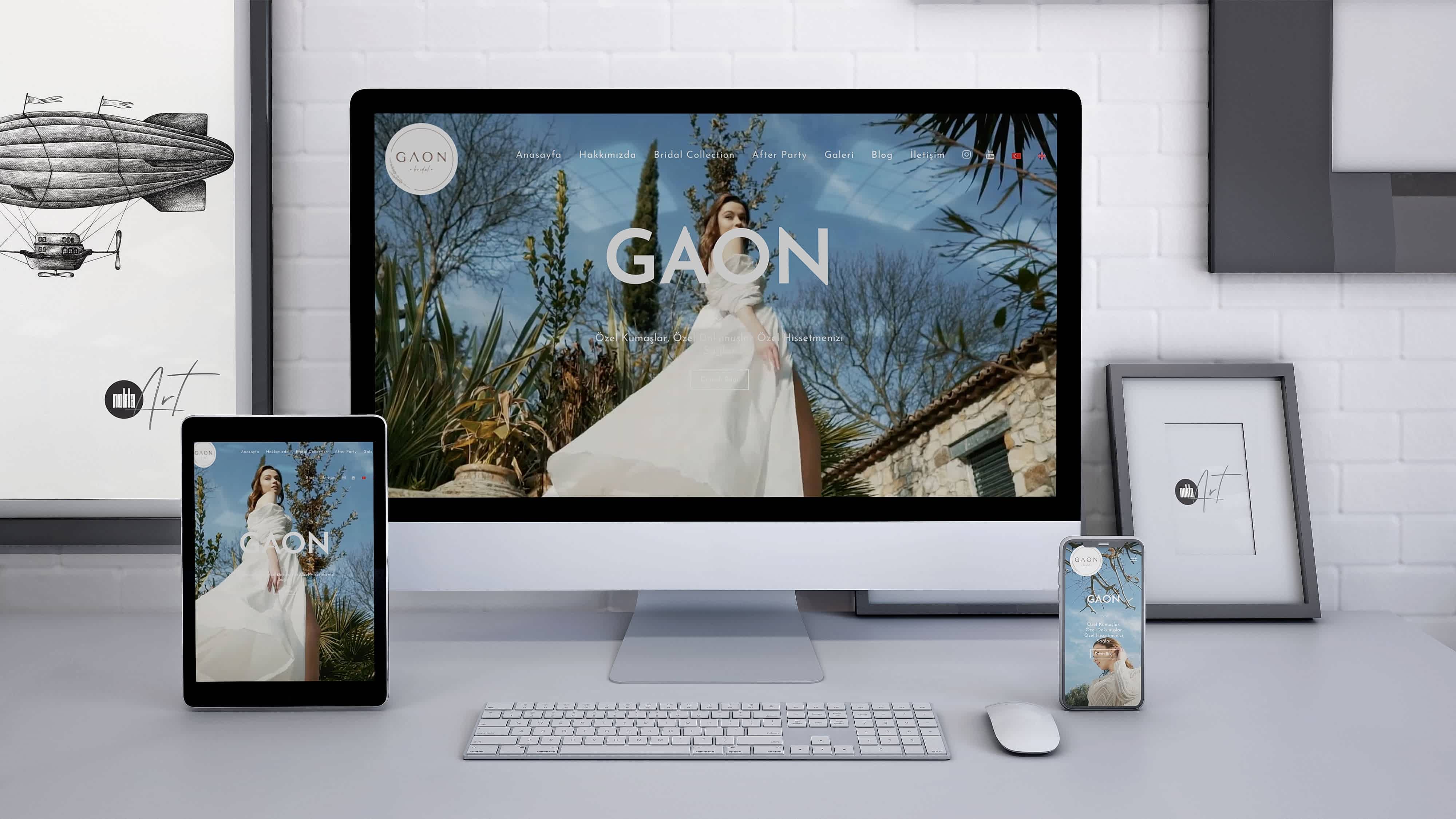 Gaon Bridal - Web Tasarım