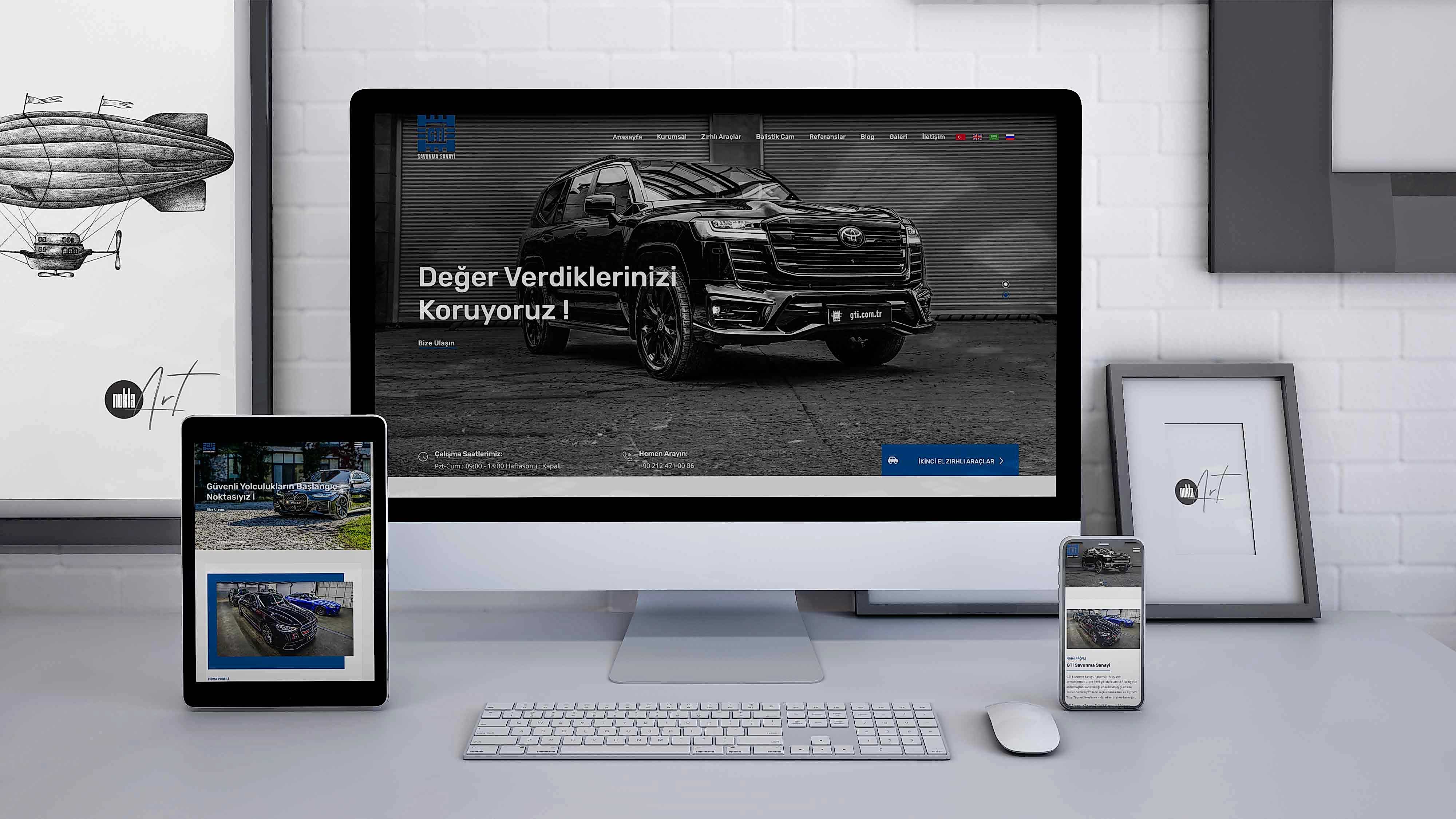 GTİ Savuna - Web Tasarım Hizmeti