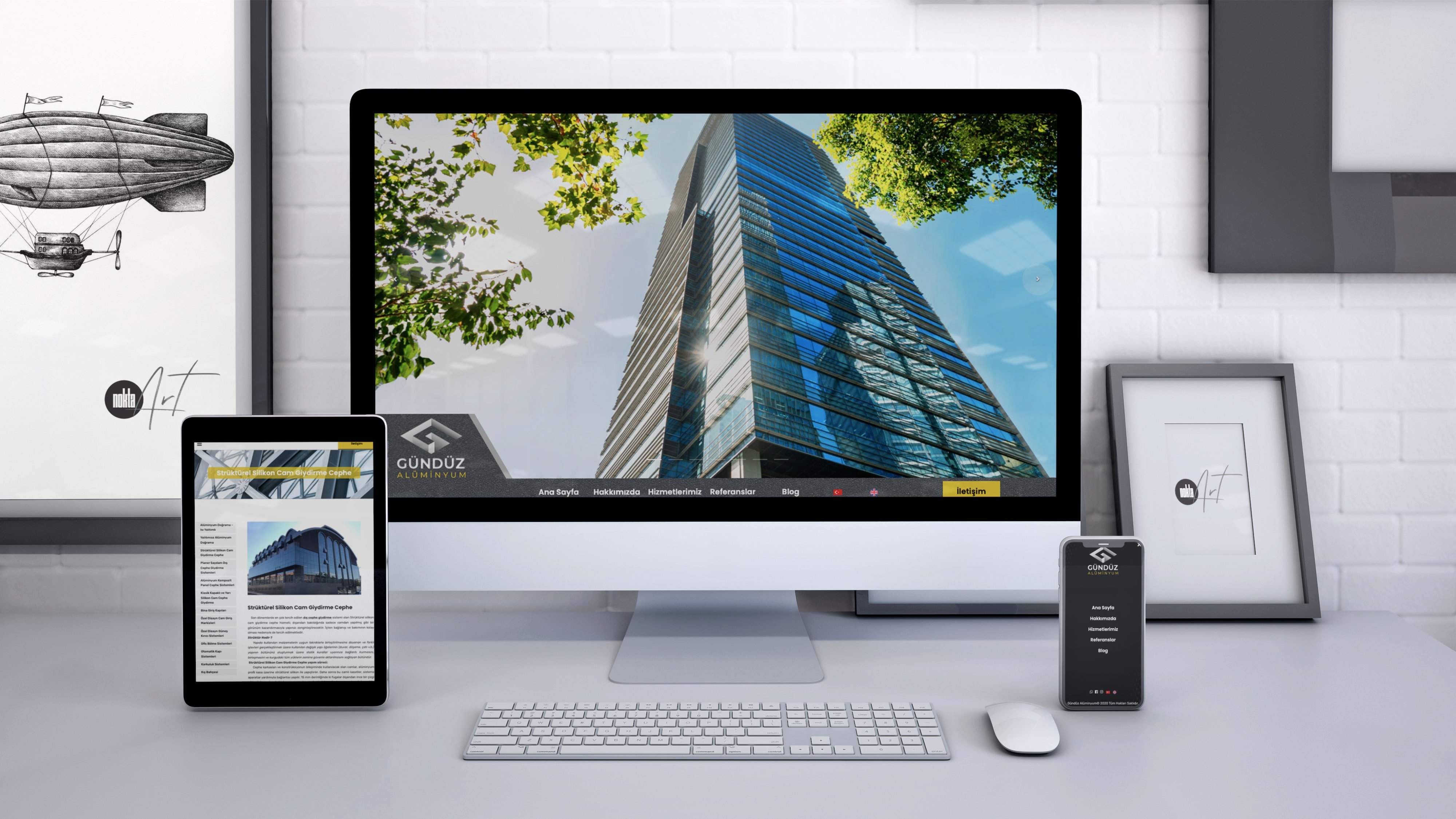 gündüz alüminyum web tasarım