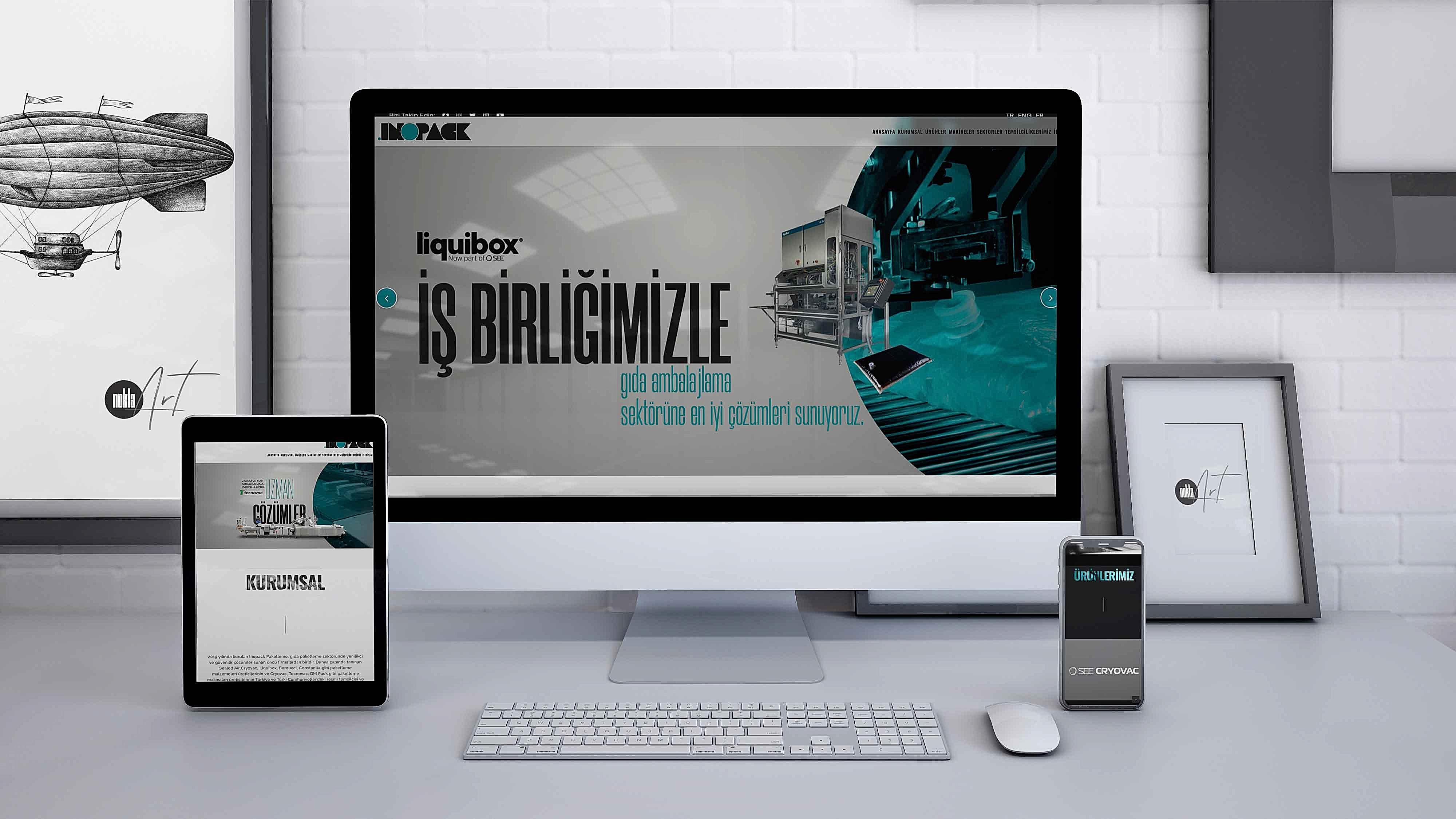 İnopack Web Sitesi Yapımı