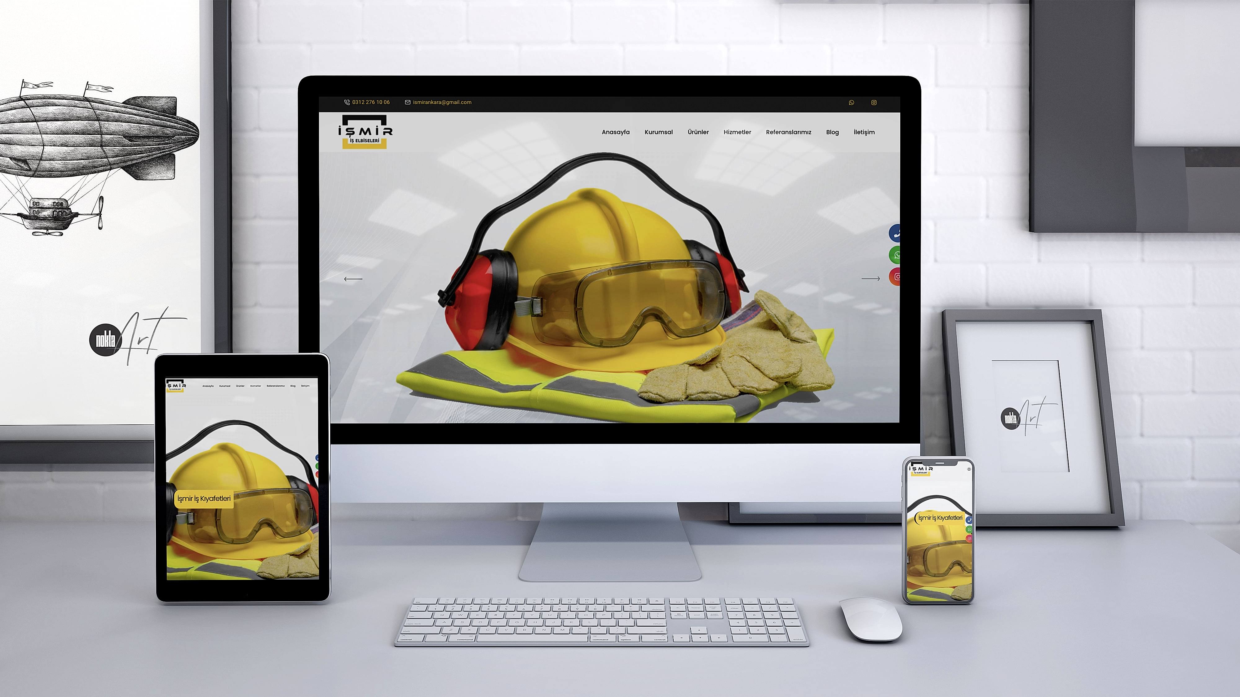 İşmir İş Elbiseleri Web Tasarım