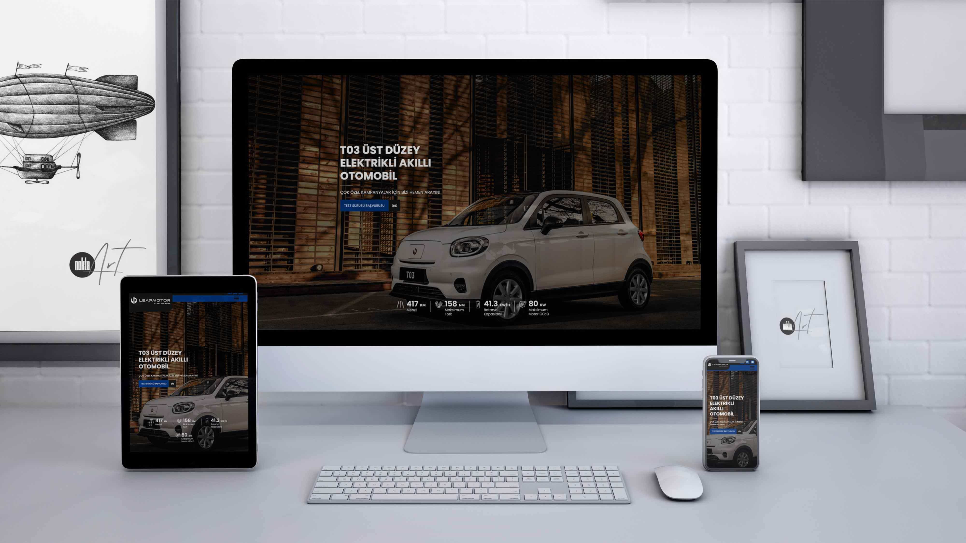 Leap Motor Cankay - Web Tasarım