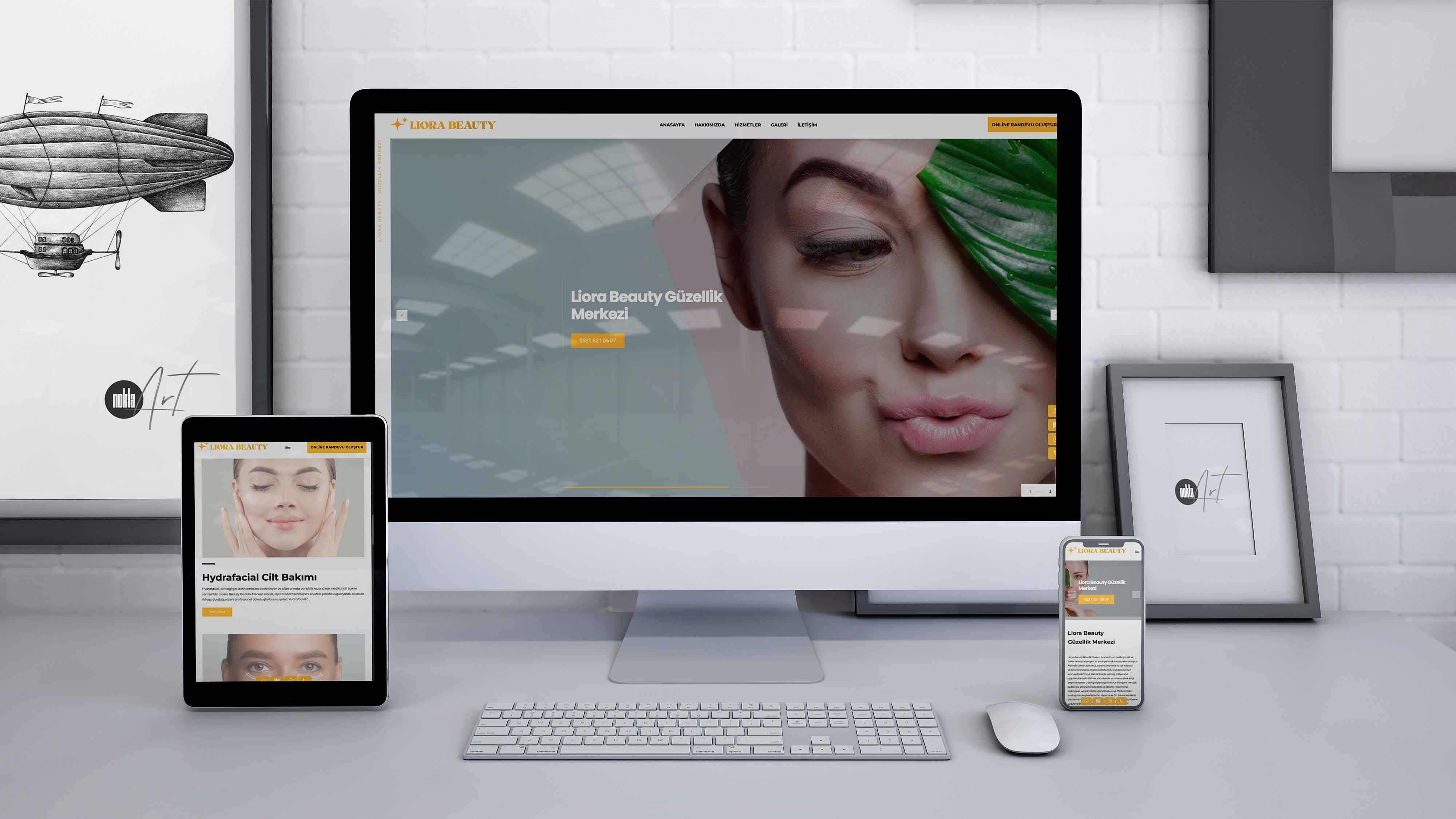 Liora Beauty Ankara Web Tasarım