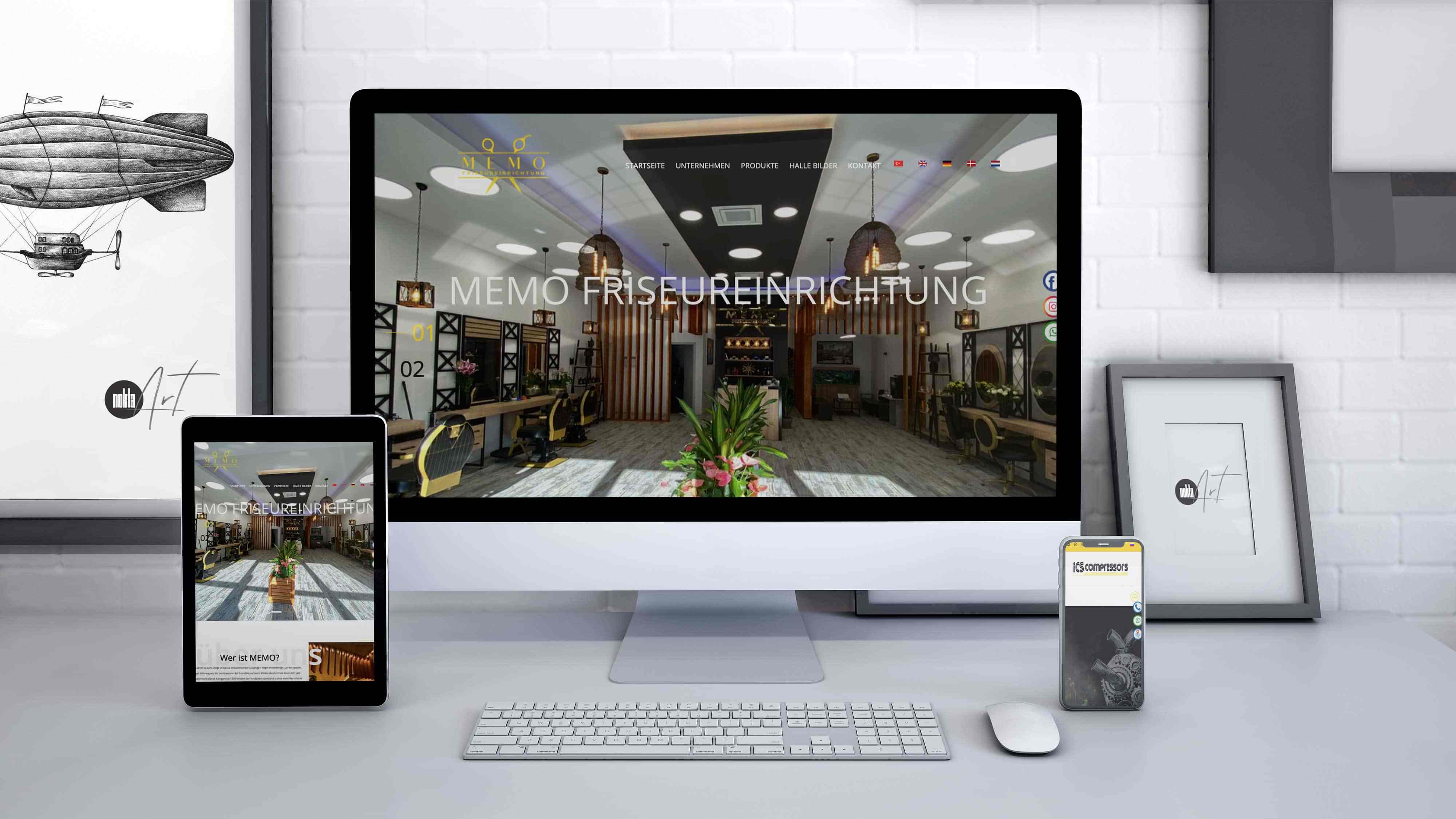 Memo Friseureinrichtung - Web Tasarım