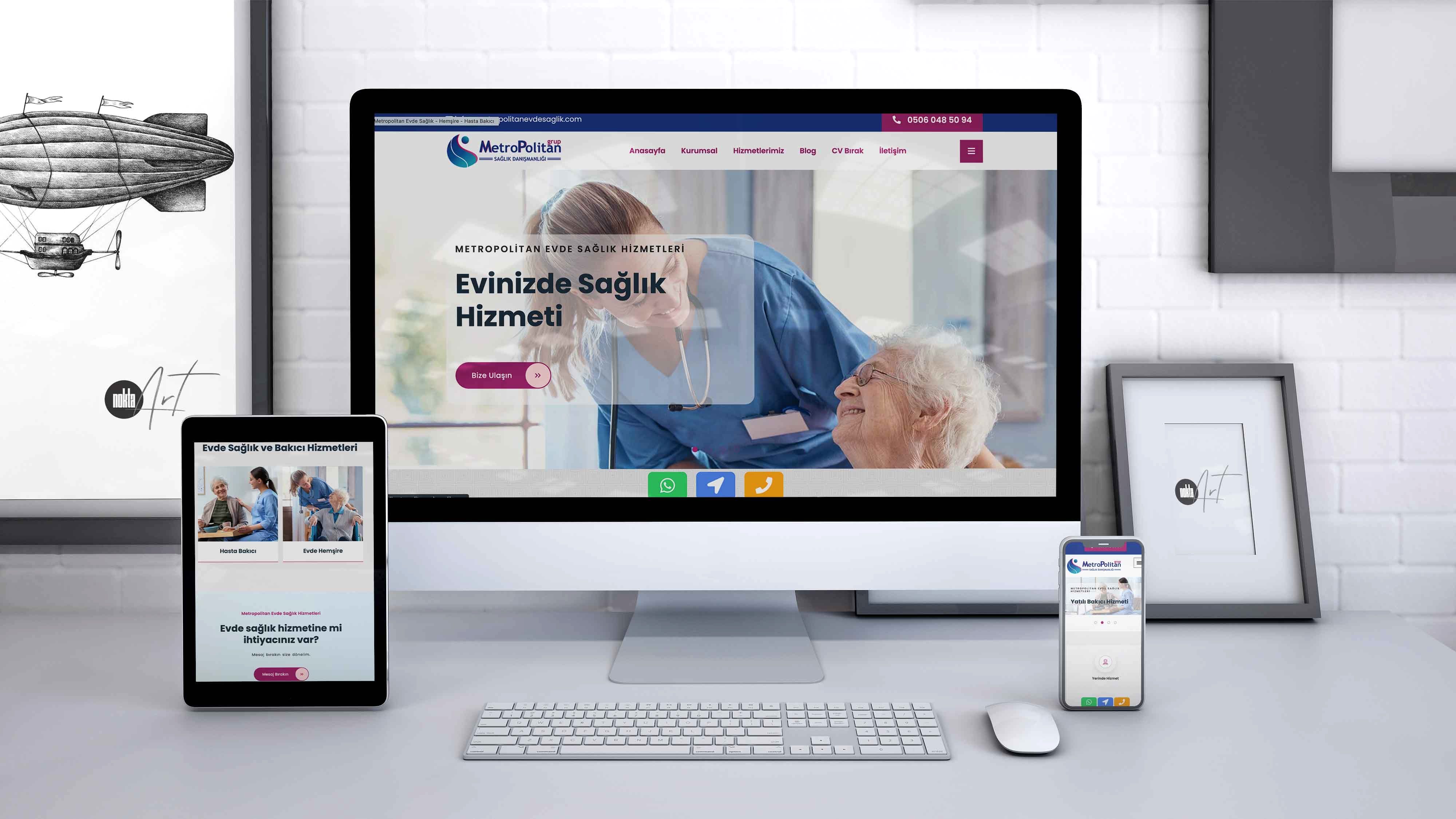 Metropolitan Evde Sağlık - Kurumsal Web Sitesi