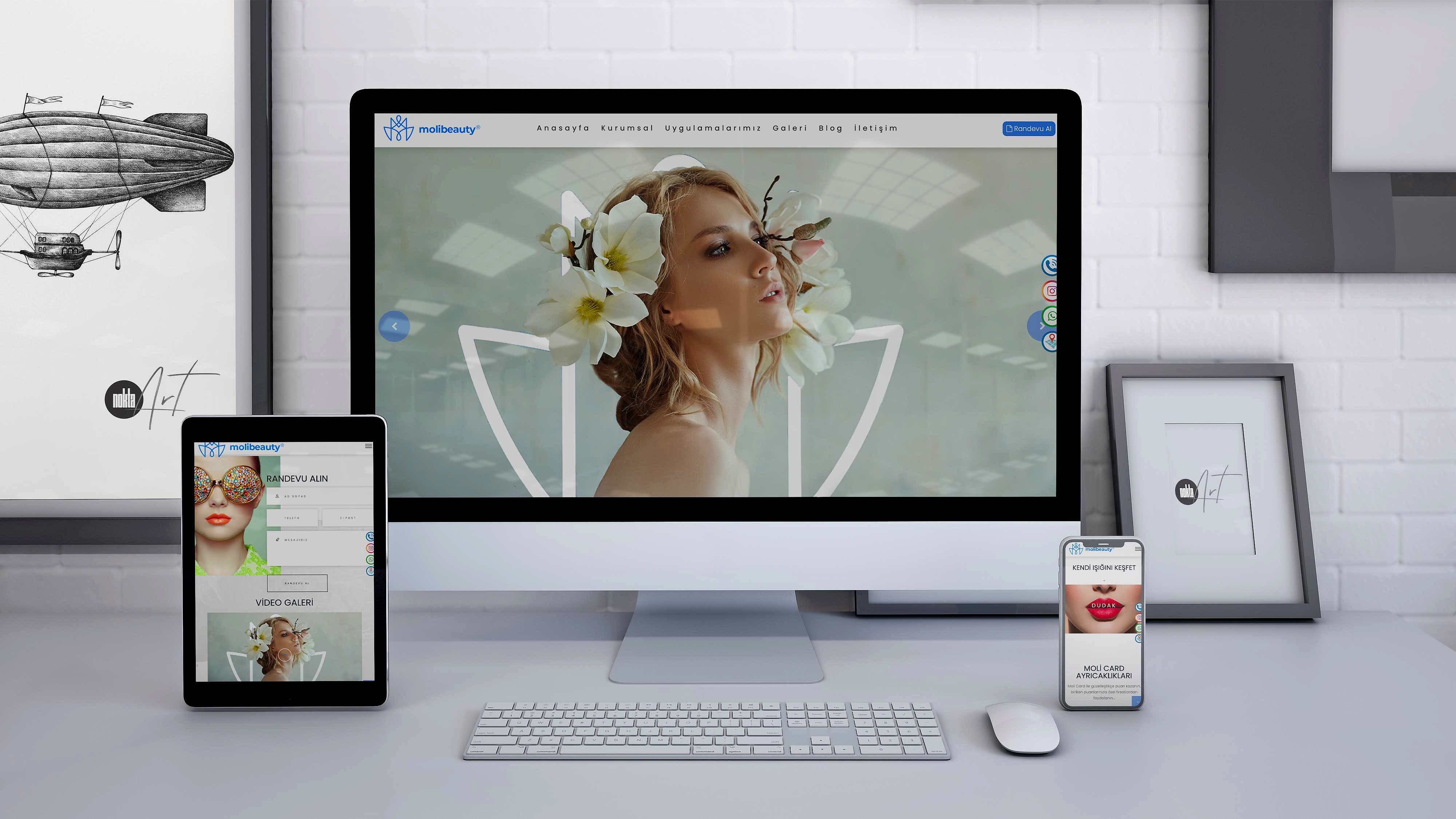 Moli Beauty - Web Tasarım