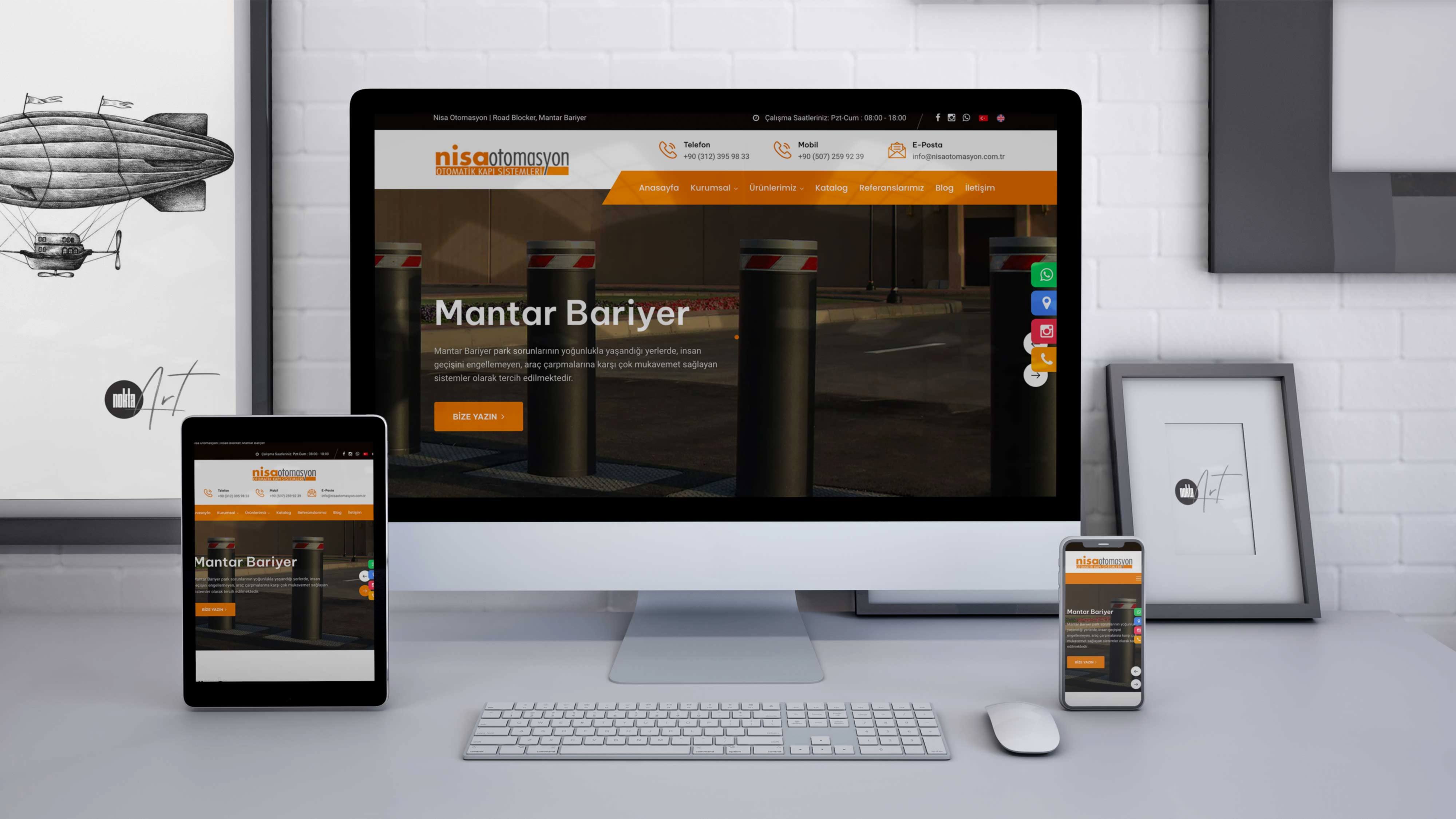 Nisa Otomasyon - Web Tasarım ve SEO Yazılım