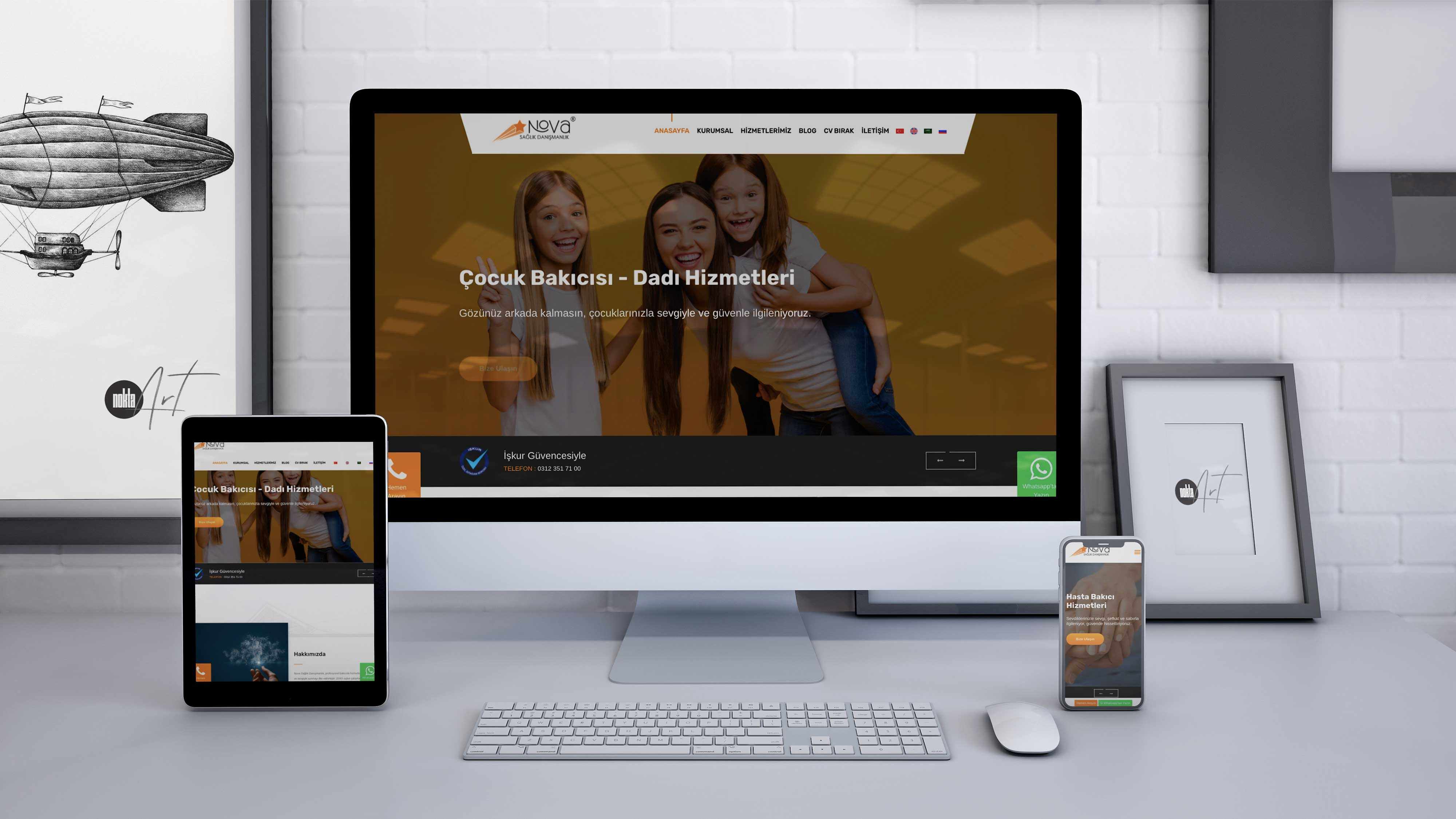 Nova Sağlık Danışmanlık Web Tasarım