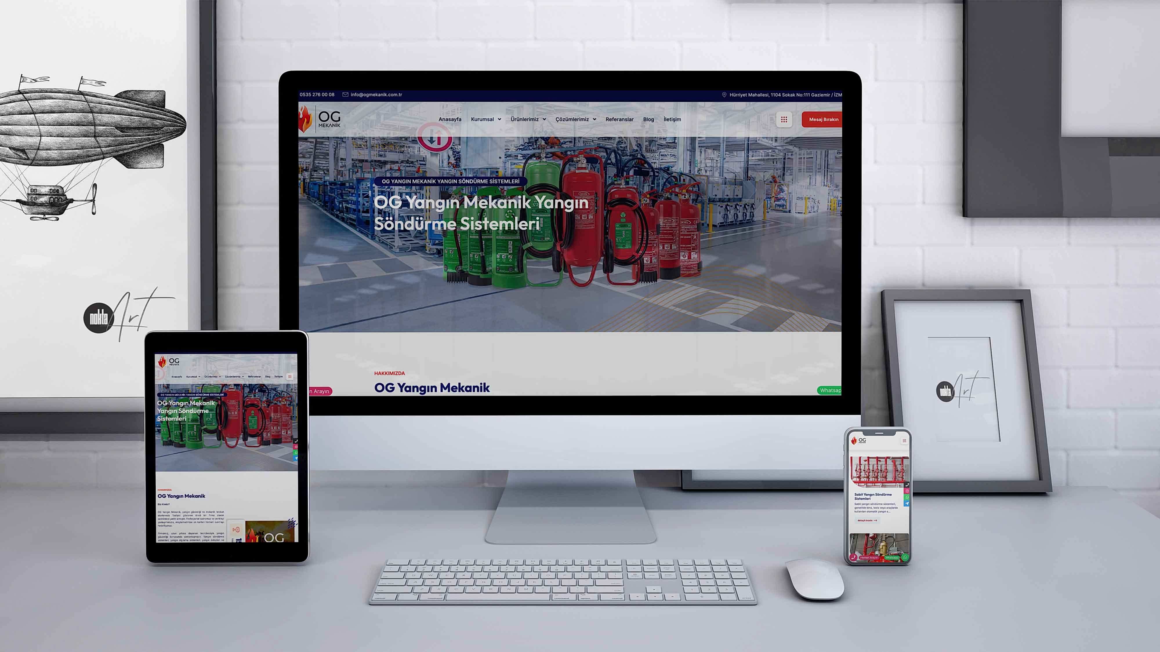 OG Yangın & Mekanik - İzmir Web Tasarım