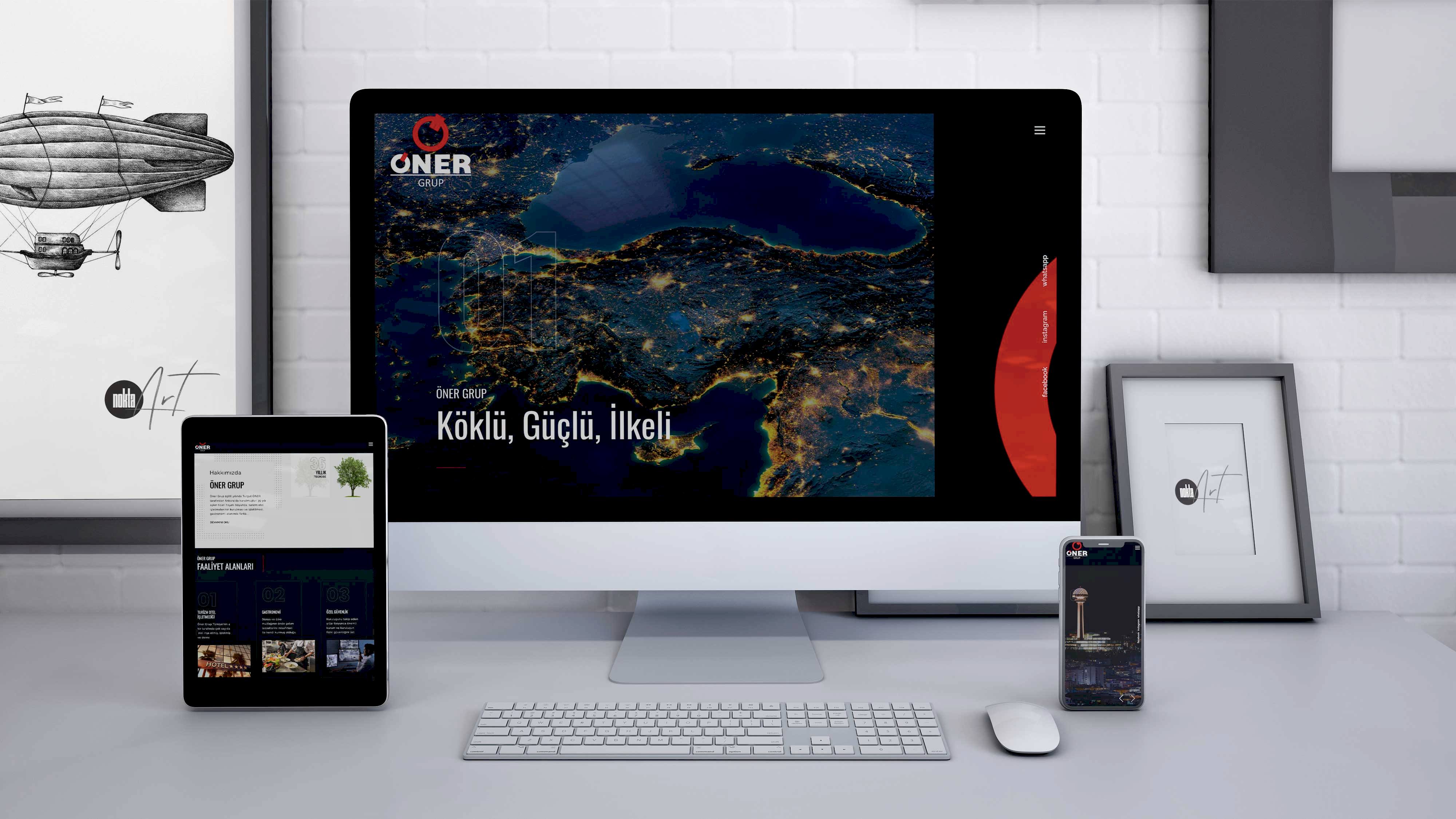 Öner Grup - Web Sitesi Yapım ve Tasarım