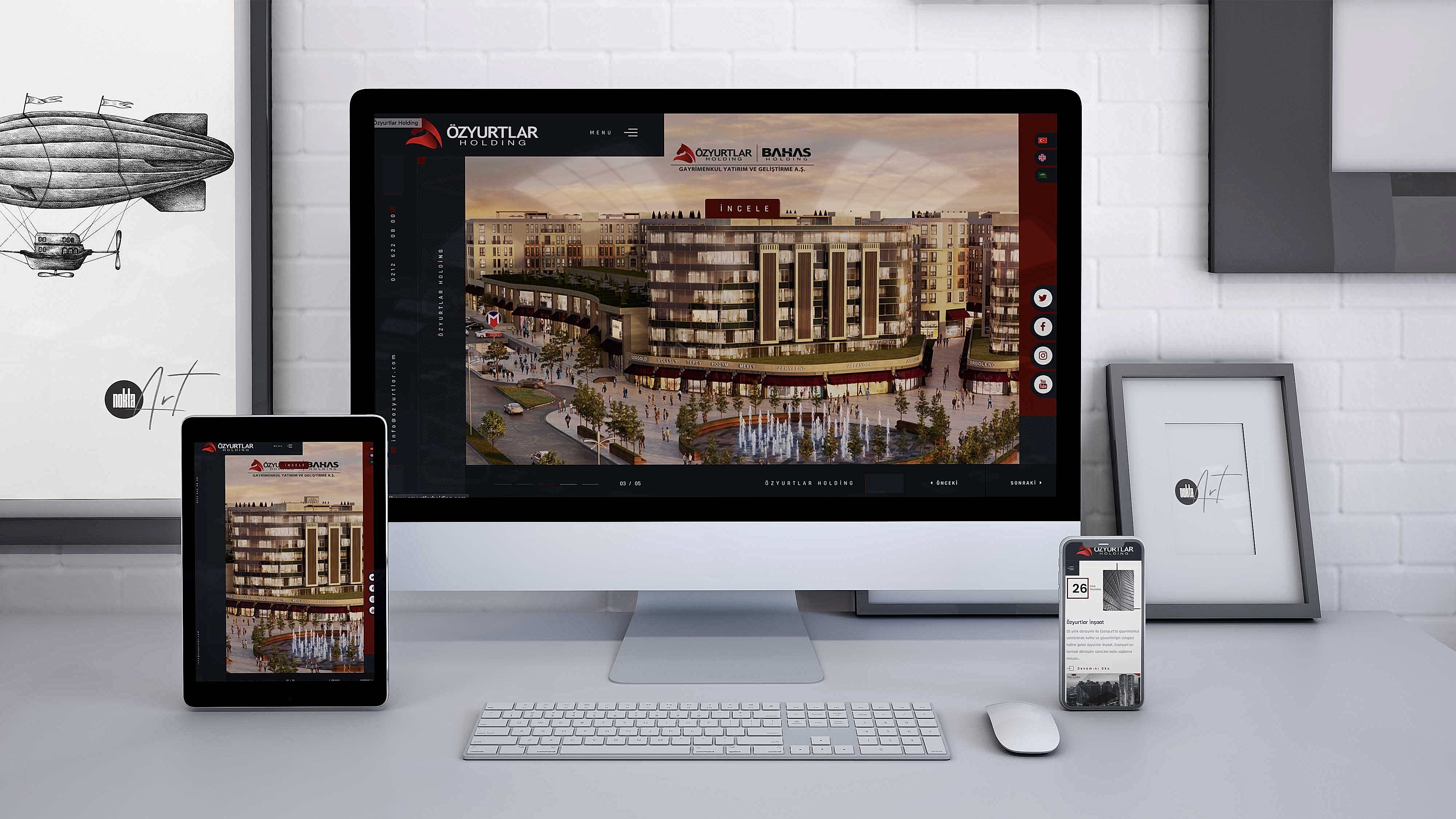 Özyurtlar Holding - Web Tasarım