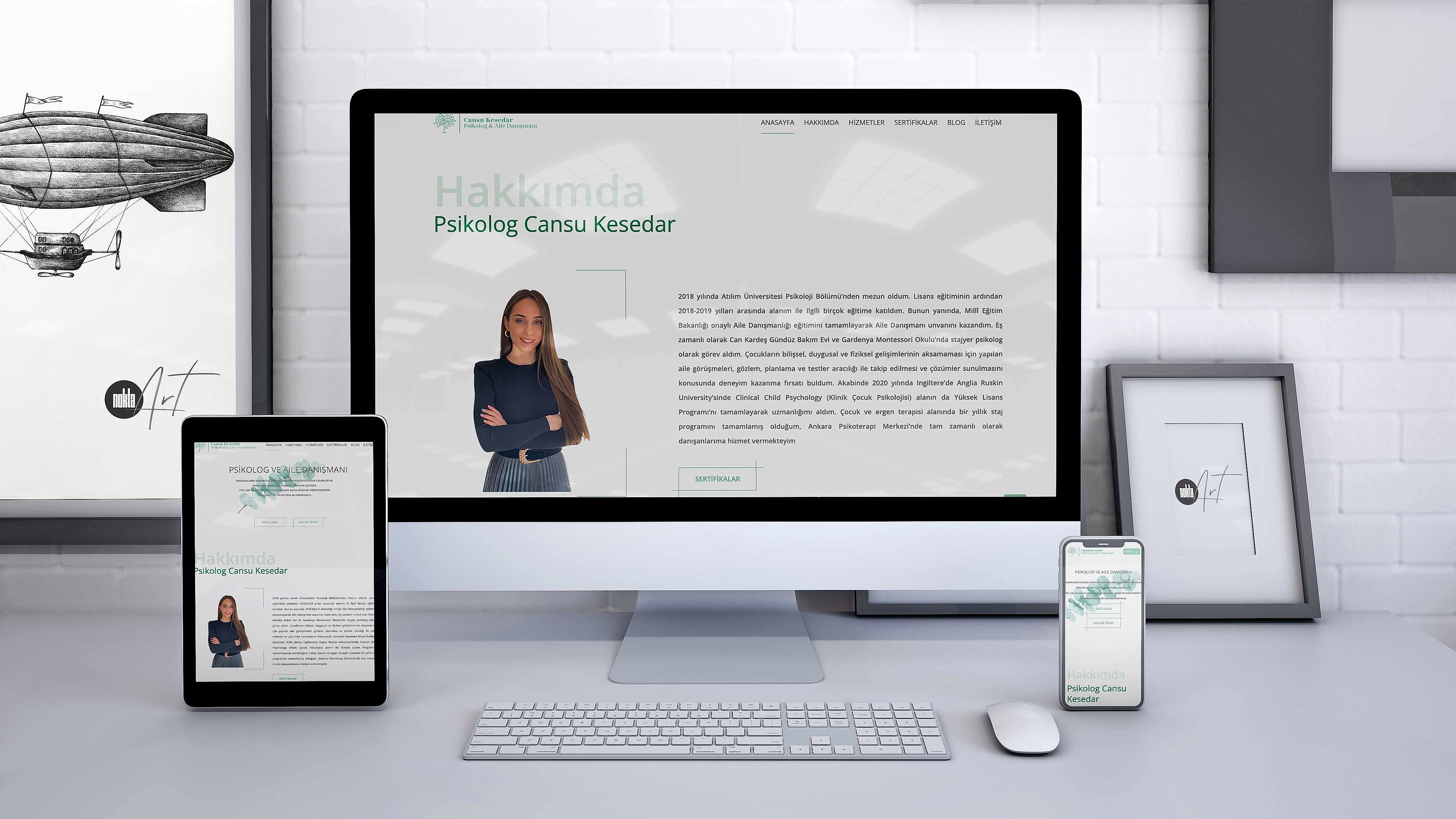Psikolog Cansu Kesedar - Web Tasarım