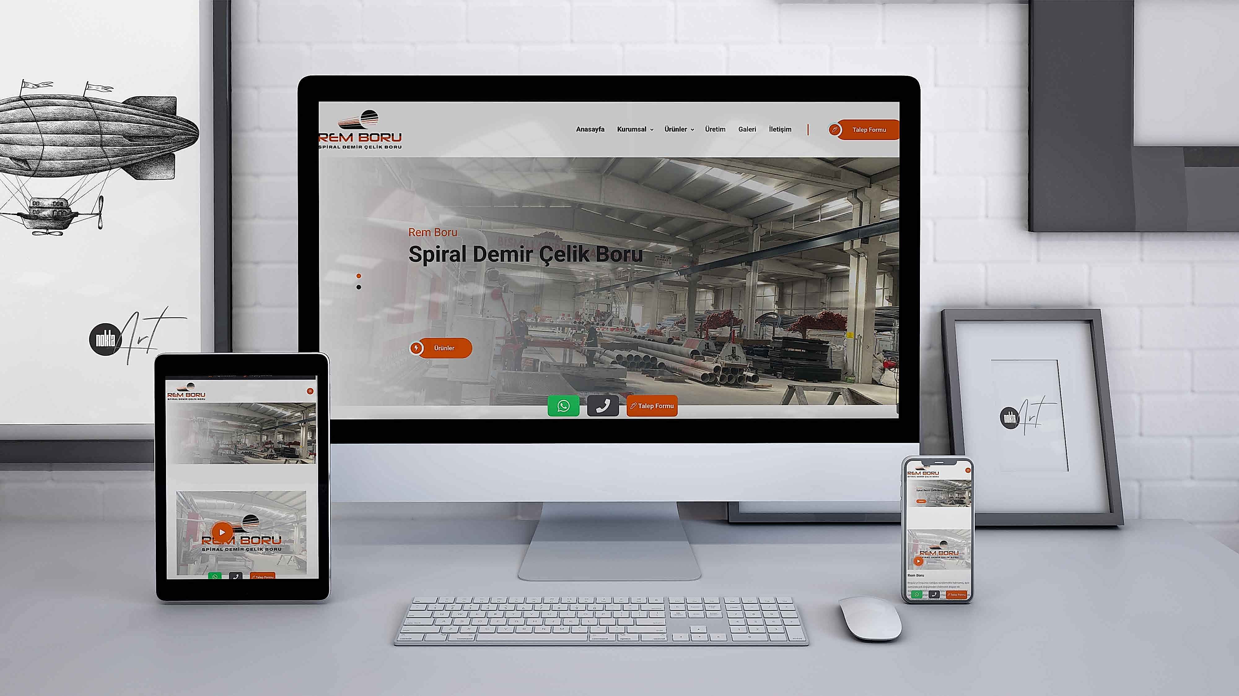 Rem Boru - Web Tasarım