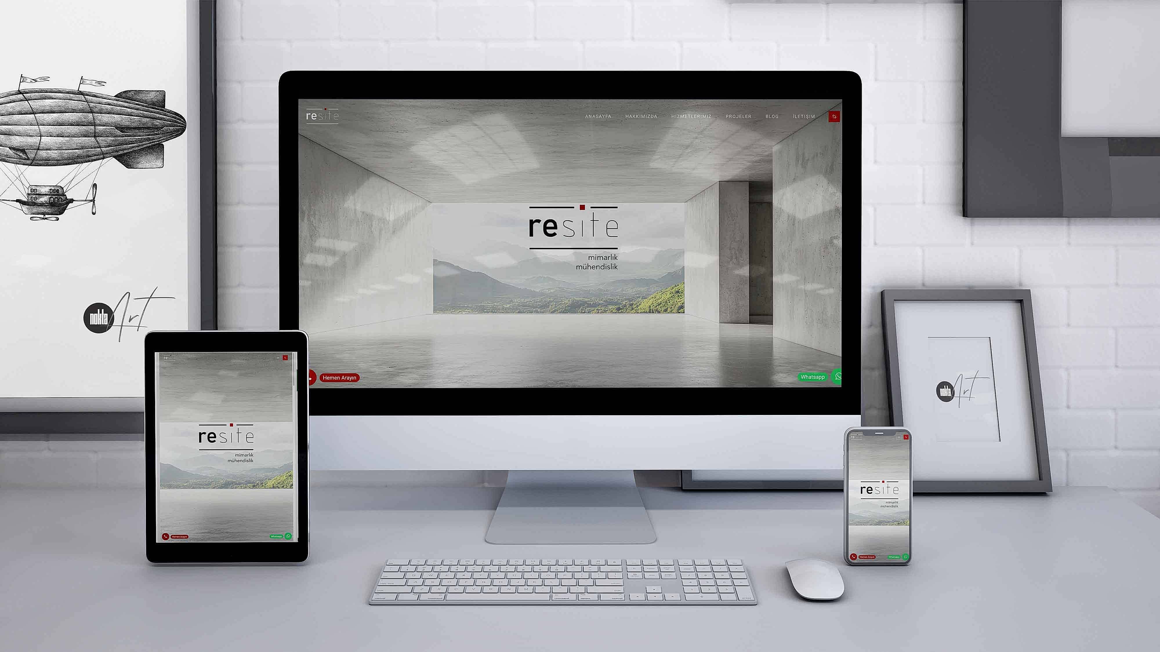 Resite Mimarlık Ankara Web Tasarım ve Yazılım