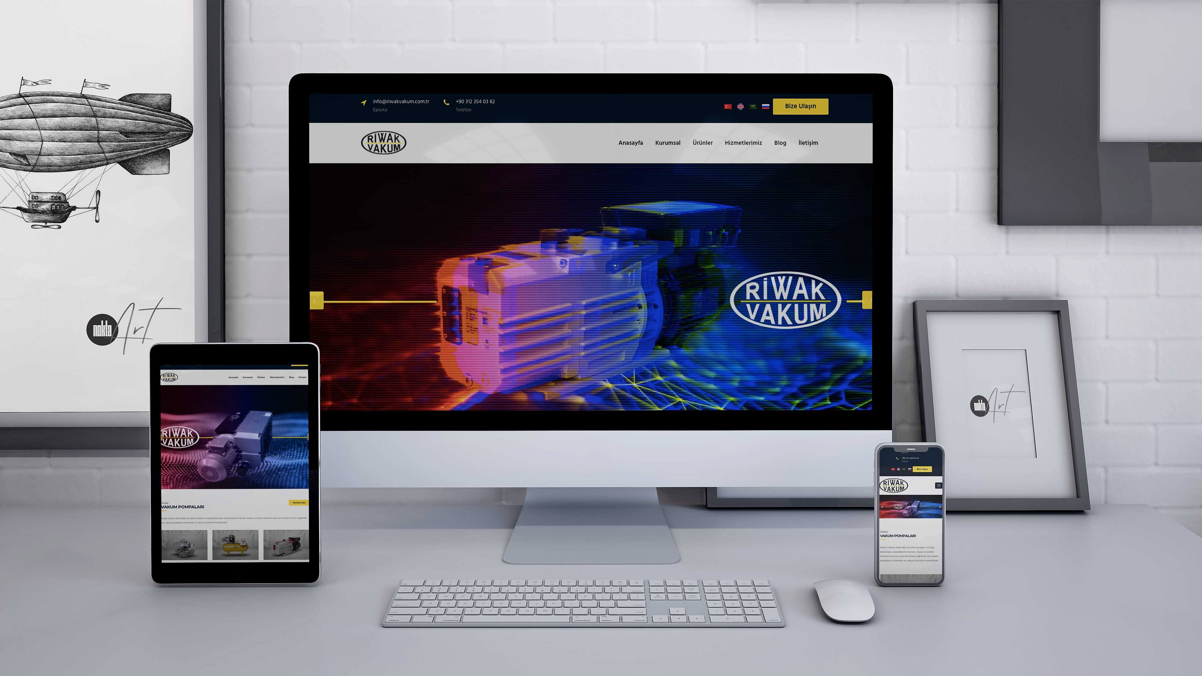 Riwak Vakum - Kurumsal Web Tasarım