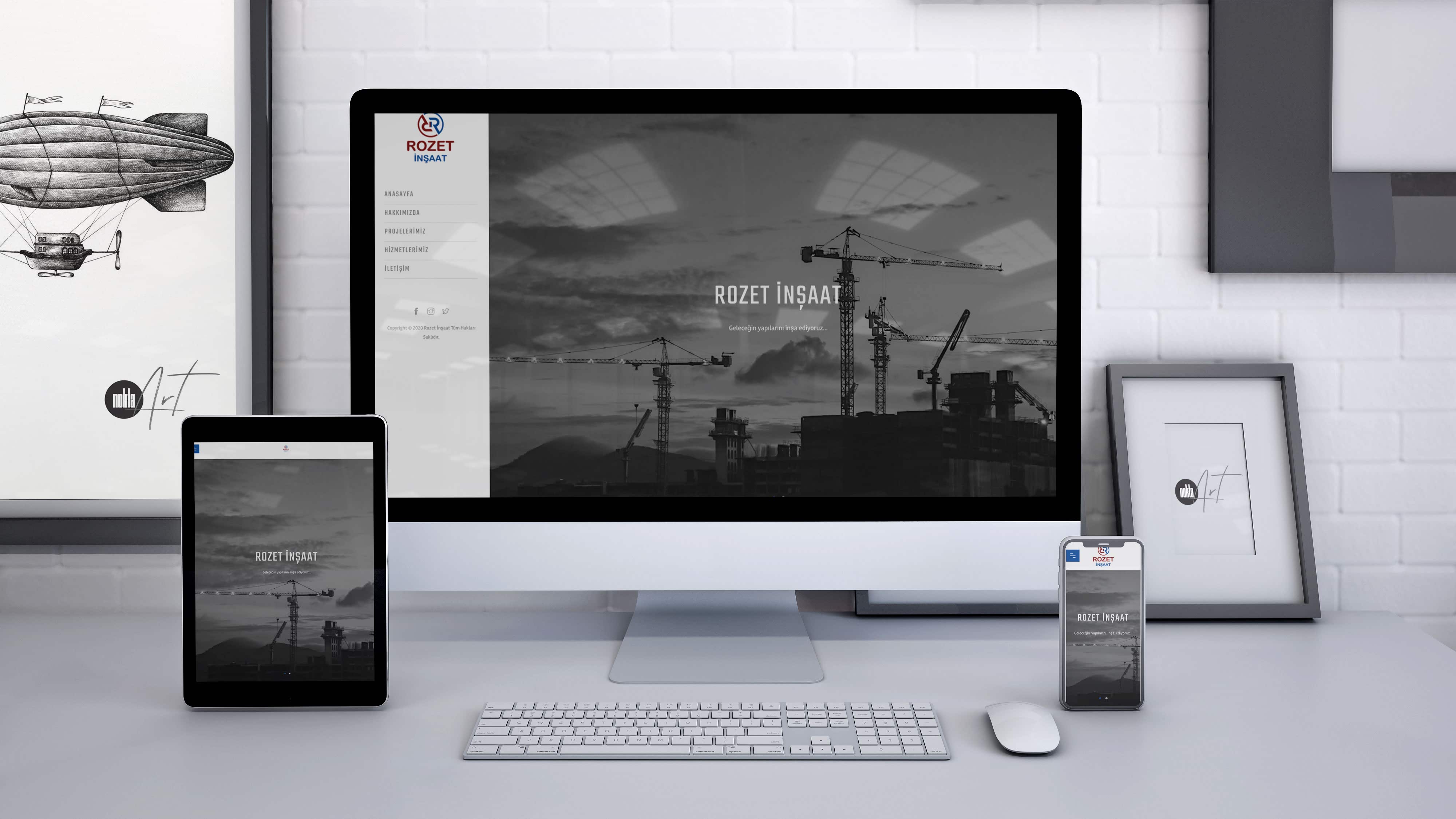 Rozet İnşaat - Web Tasarım