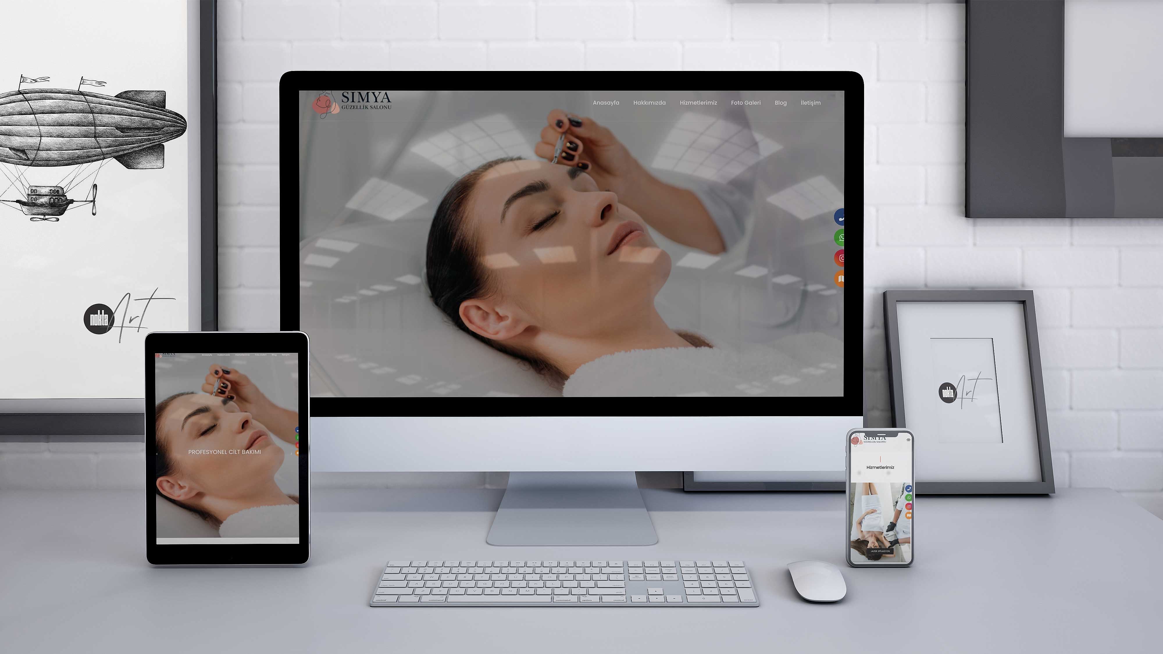 Simya Güzellik Merkezi - Web Tasarım