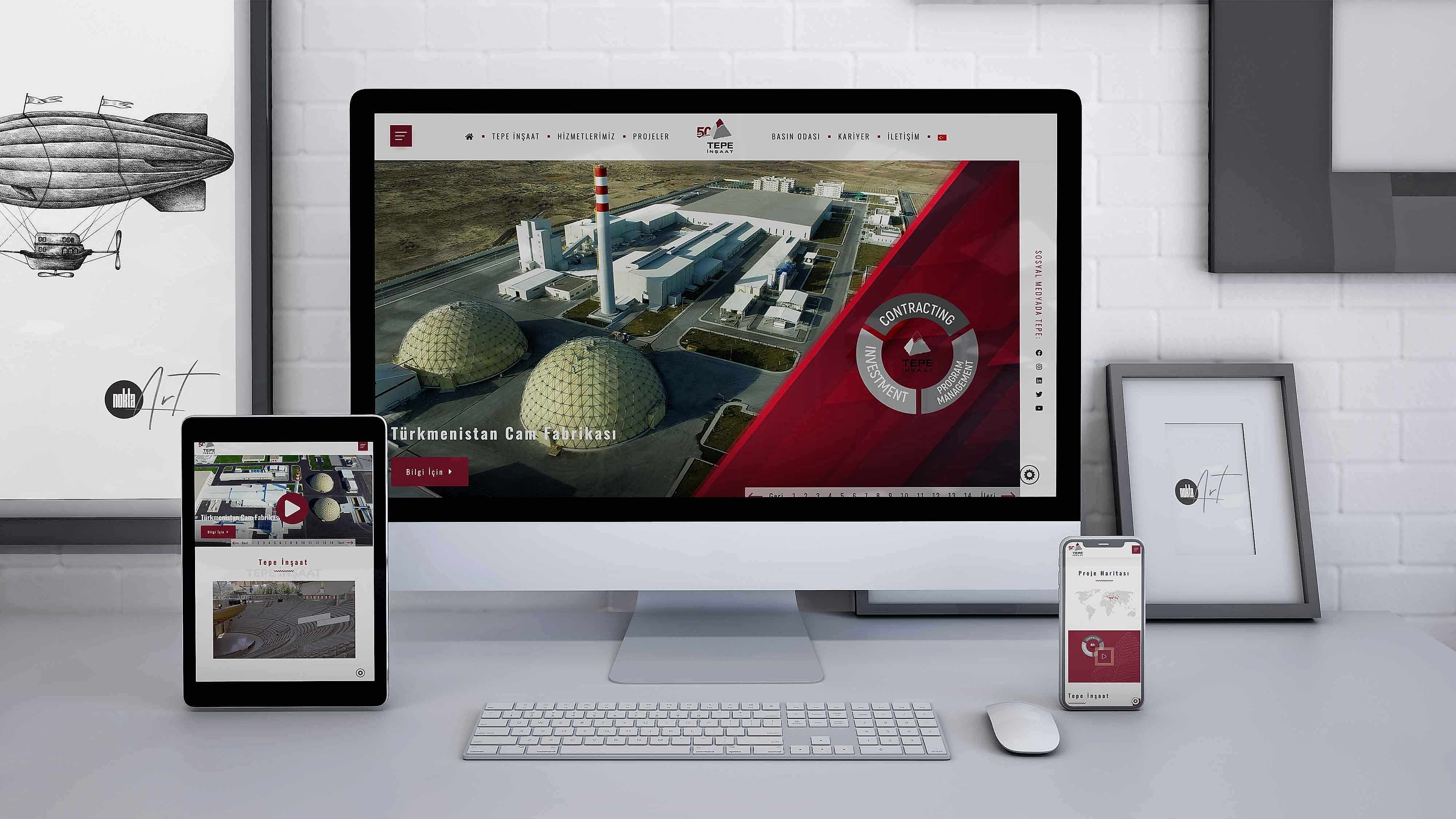 Tepe İnşaat - Web Tasarım ve Yazılım