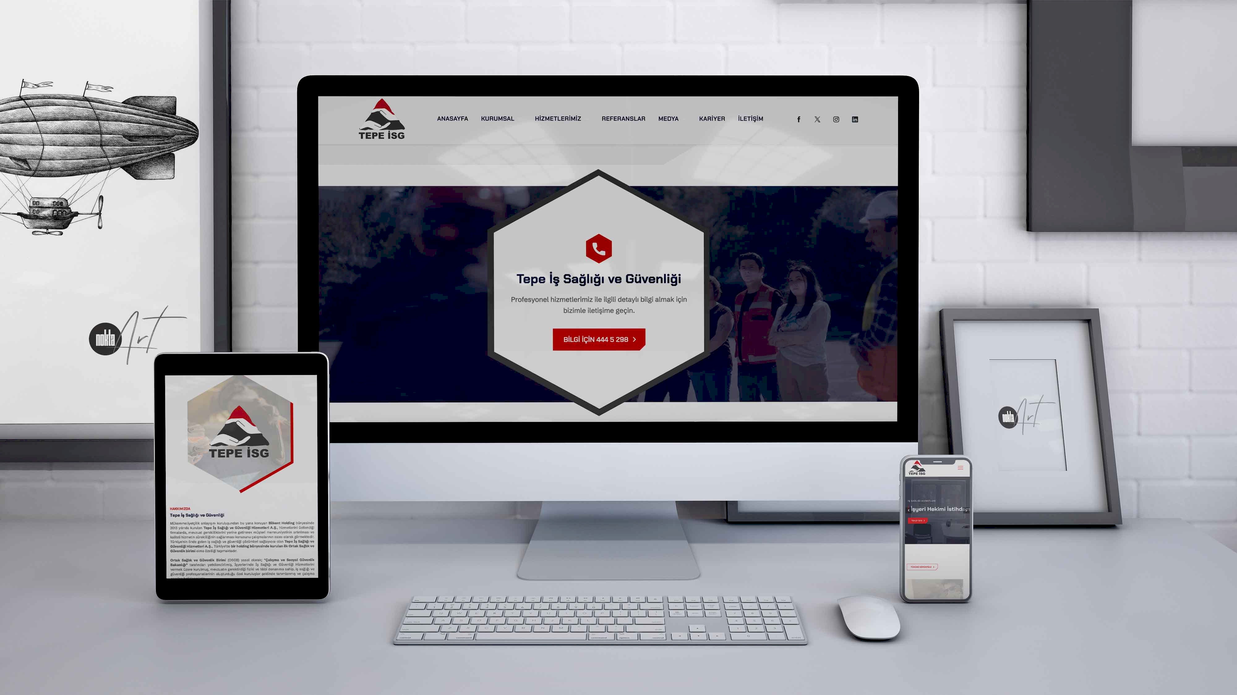 Tepe İSG - Web Tasarım - Web Yazılım