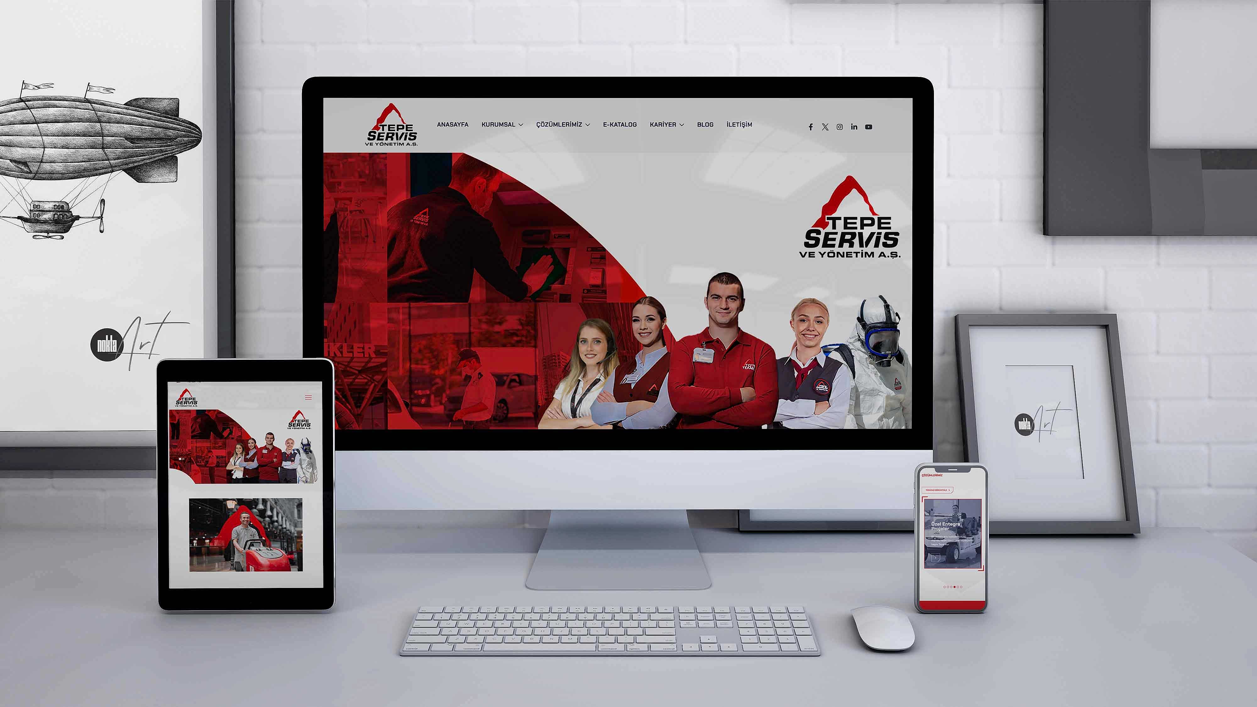 Tepe Servis Web Sitesi ve Yazılımı