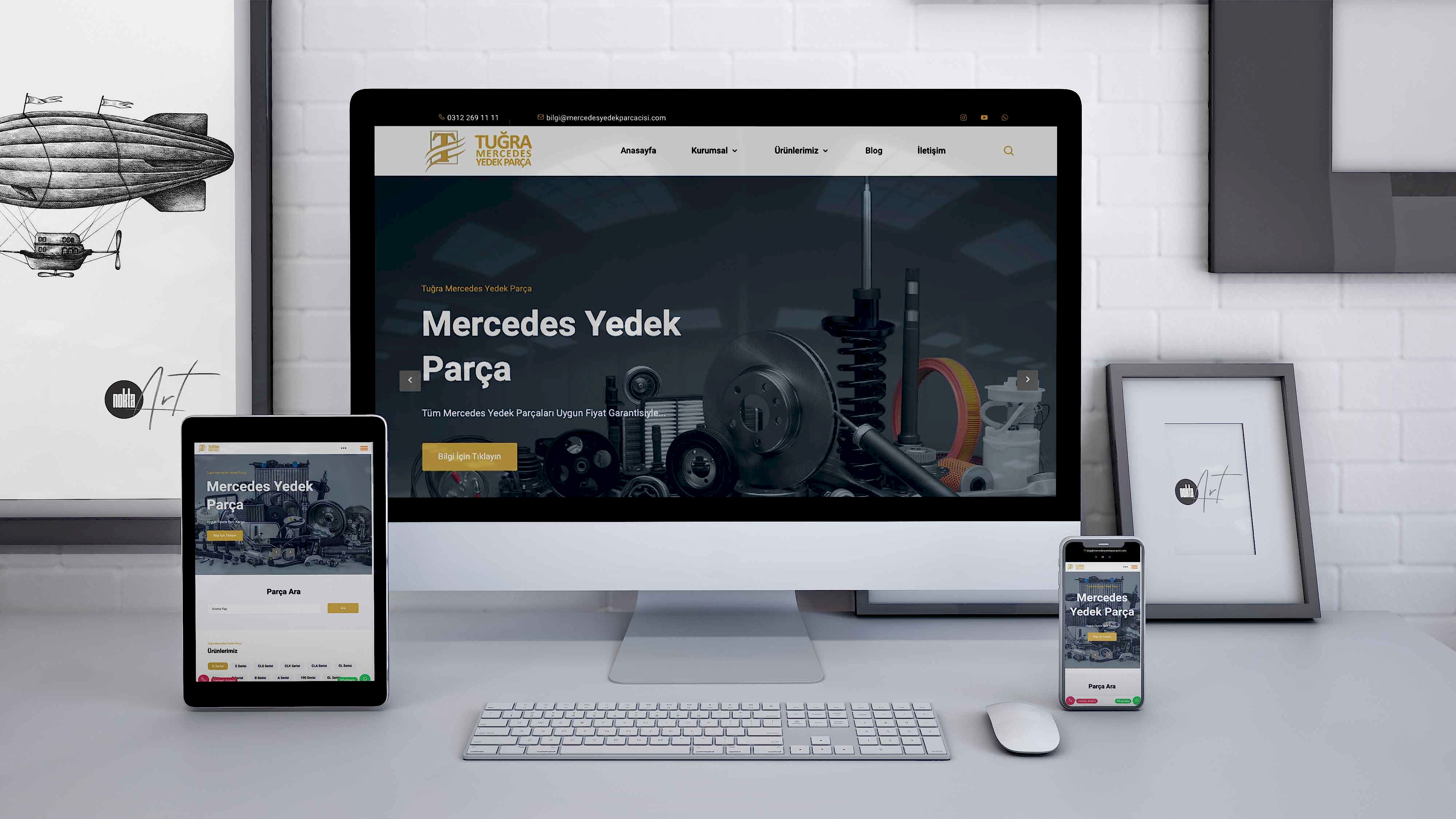 Tuğra Yedek Parça Web Sitesi