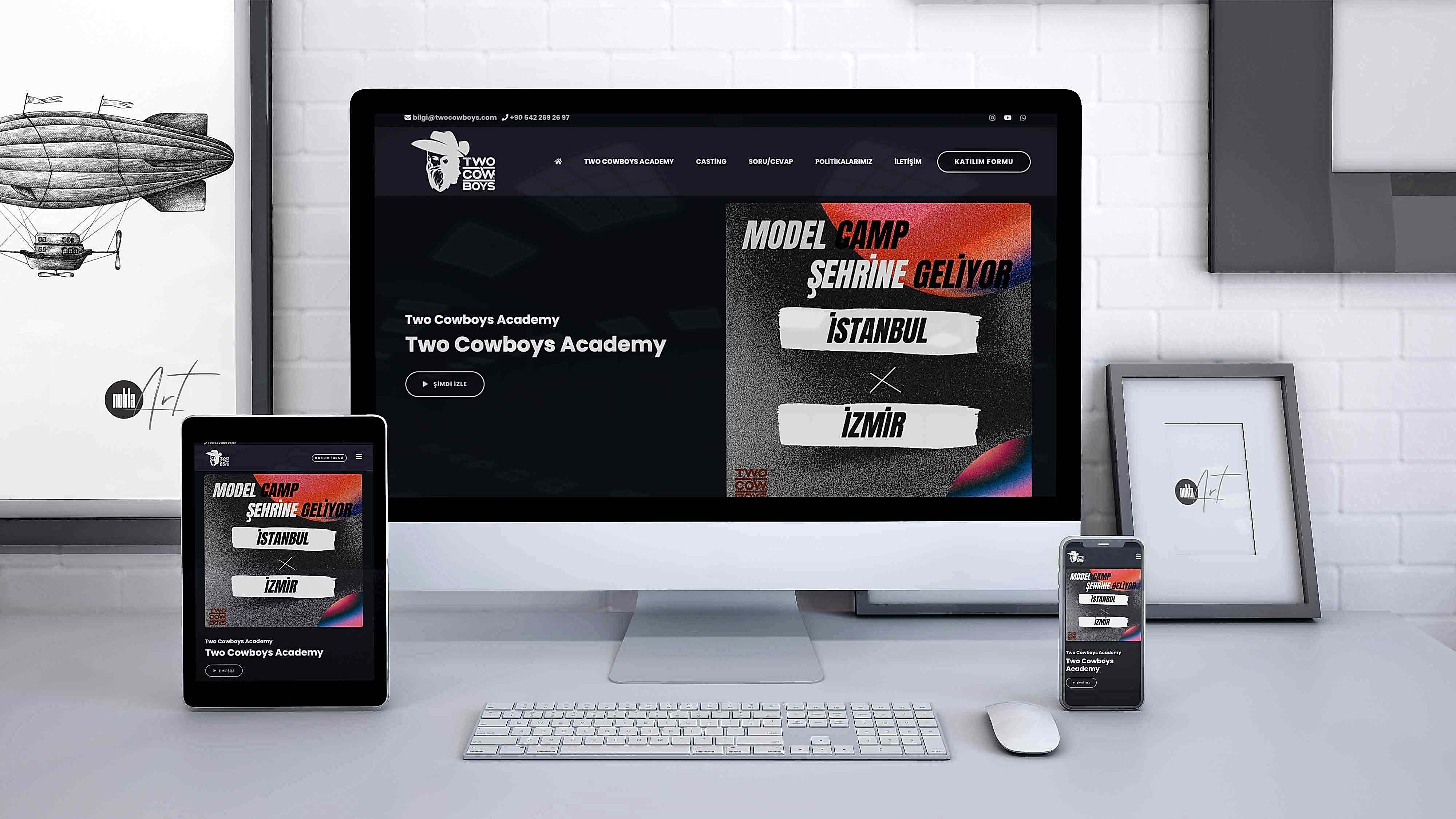 Two Cowboys Academy - Web Tasarım