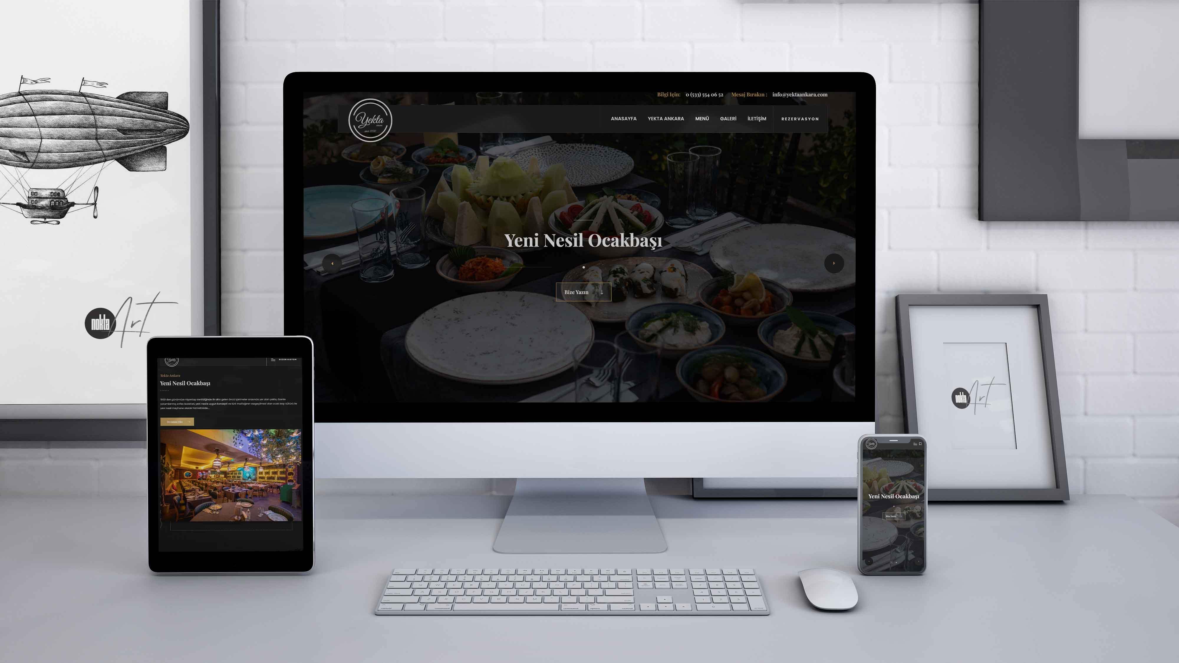 Yekta Meyhane Ankara - Web Tasarım ve Yazılım